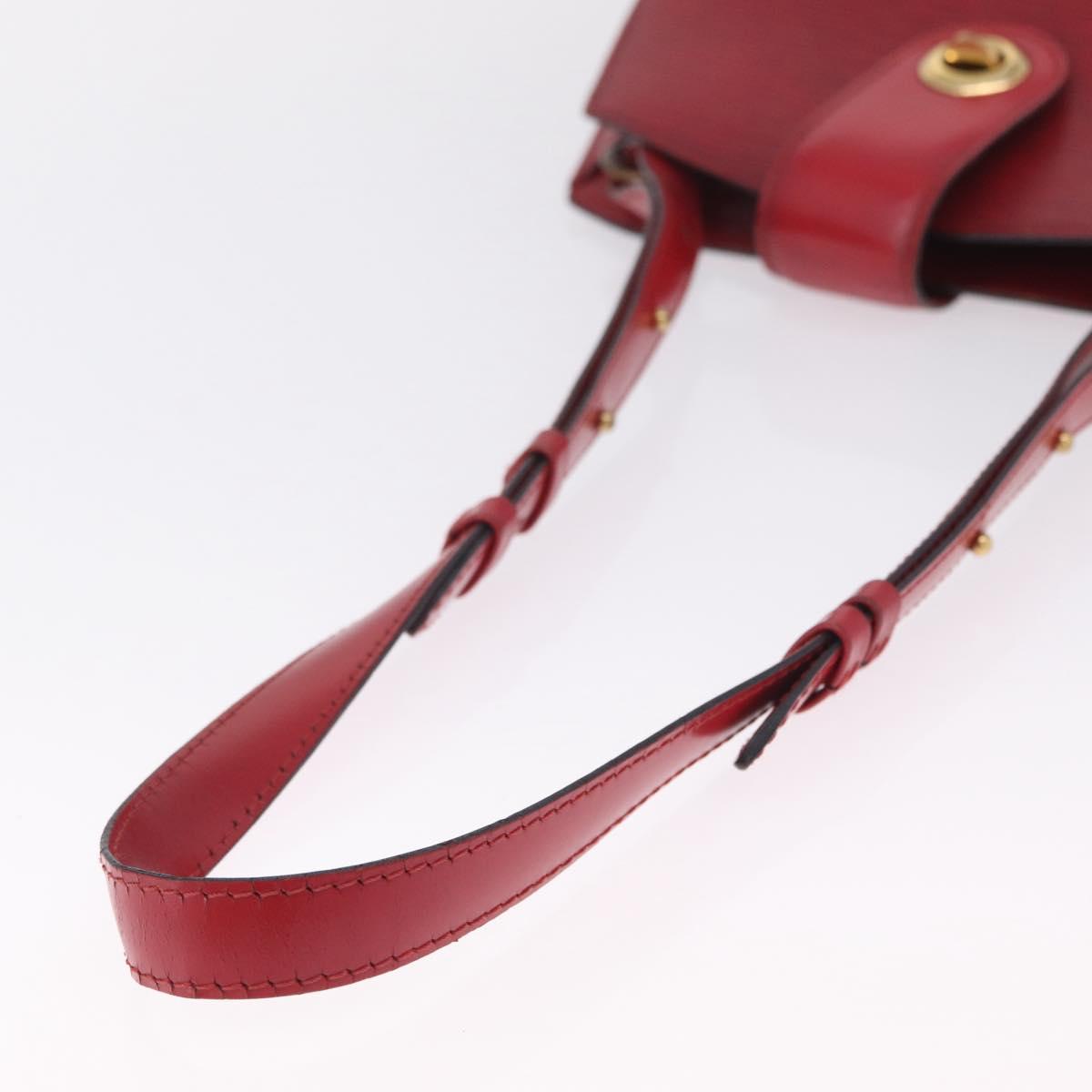 LOUIS VUITTON Epi Cluny Shoulder Bag Red M52257 LV Auth bs37858