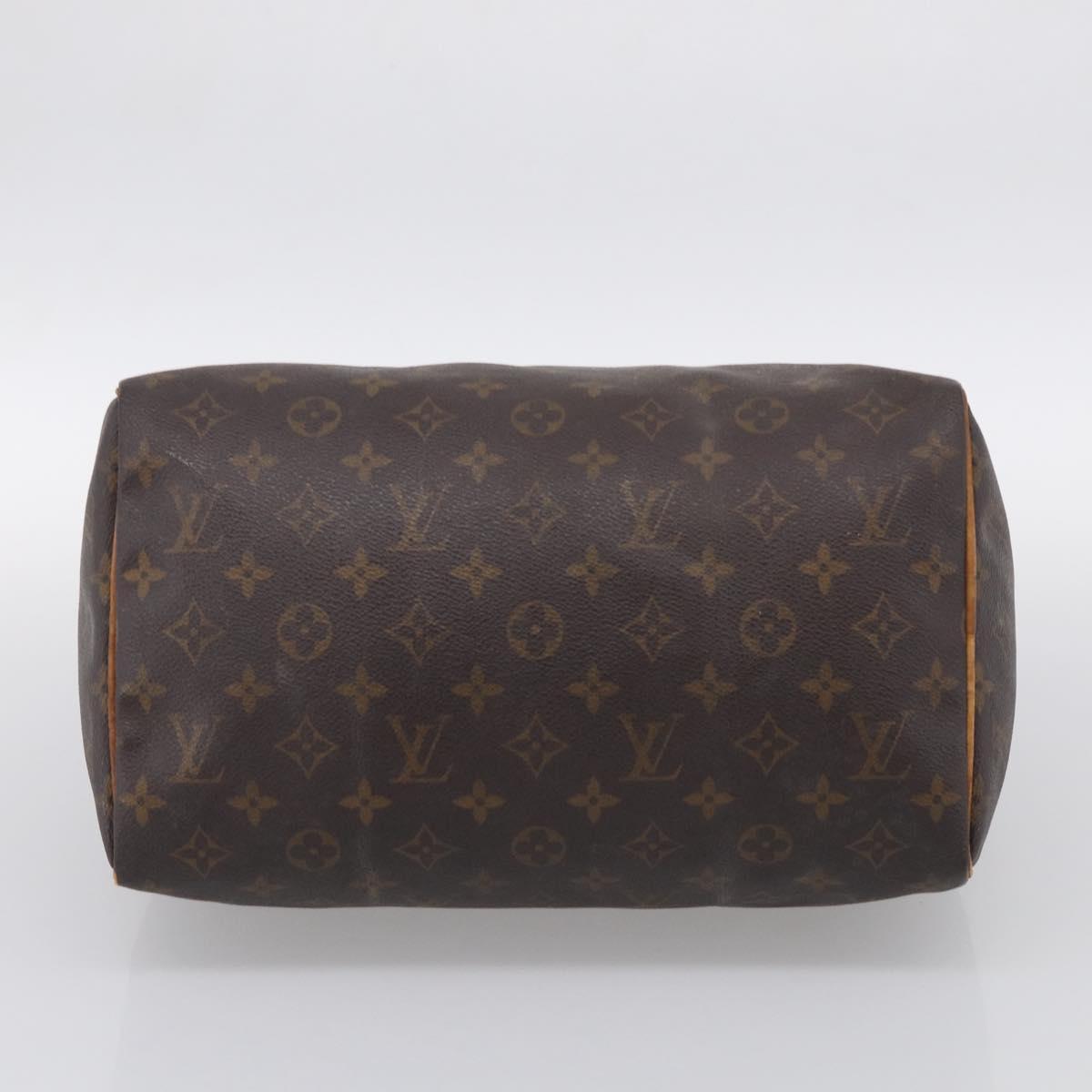 LOUIS VUITTON Monogram Speedy 30 Hand Bag M41526 LV Auth bs37871