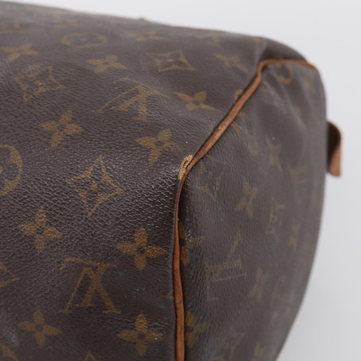 LOUIS VUITTON Monogram Speedy 30 Hand Bag M41526 LV Auth bs37871