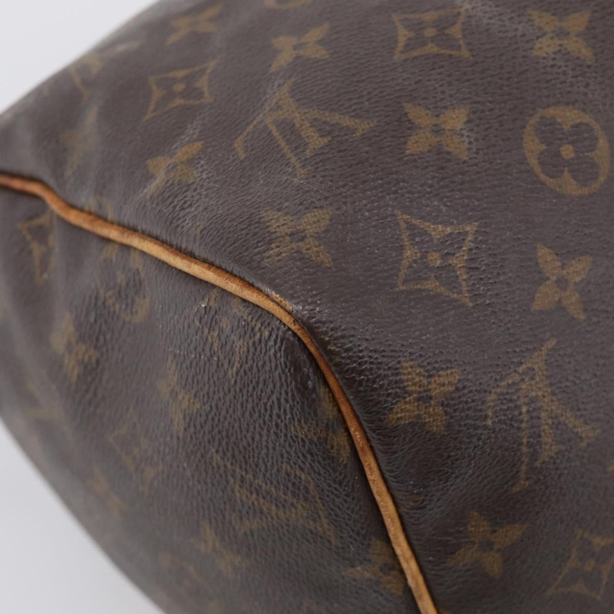 LOUIS VUITTON Monogram Speedy 30 Hand Bag M41526 LV Auth bs37871