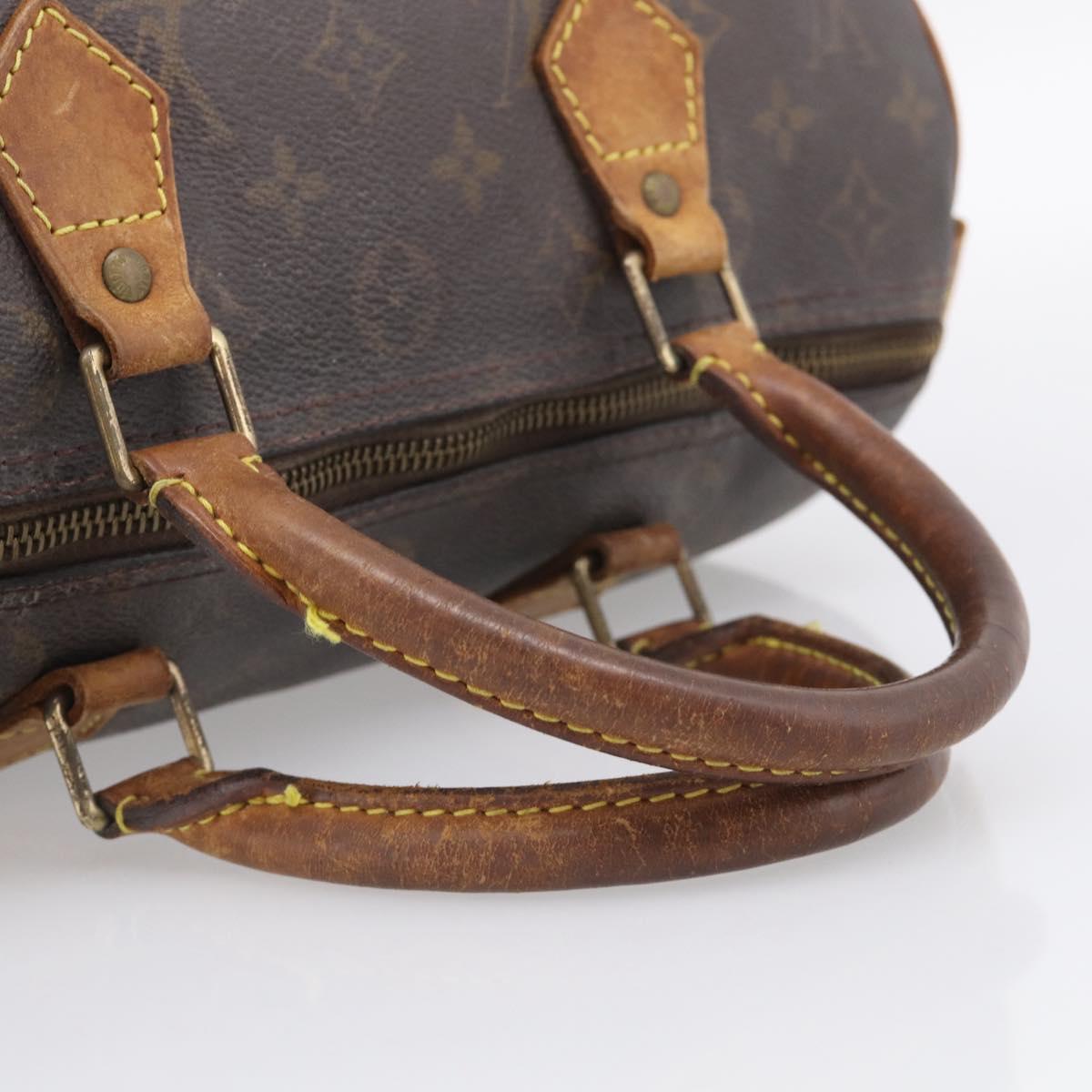 LOUIS VUITTON Monogram Speedy 30 Hand Bag M41526 LV Auth bs37871