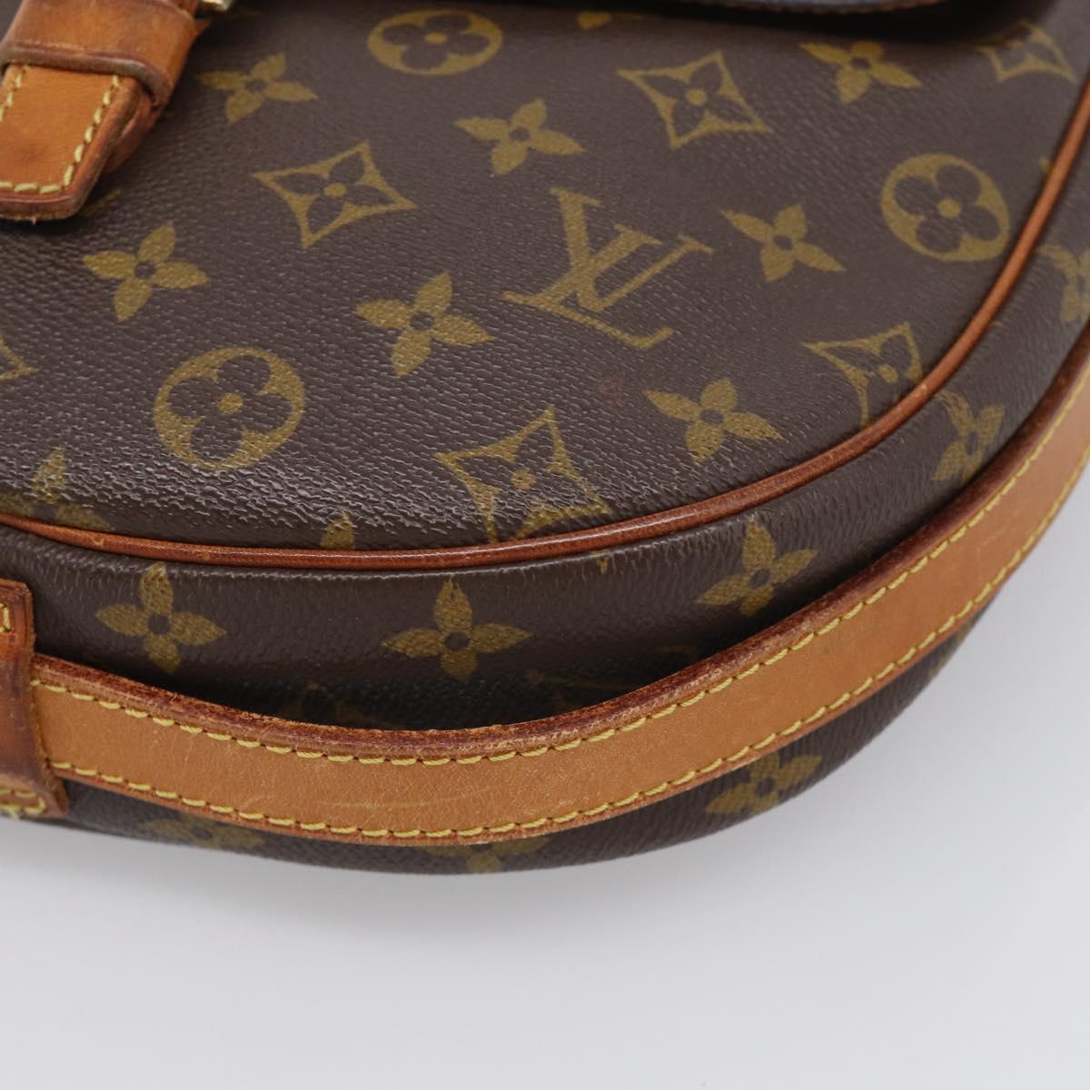 LOUIS VUITTON Monogram Jeune Fille GM Shoulder Bag M51225 LV Auth bs37889
