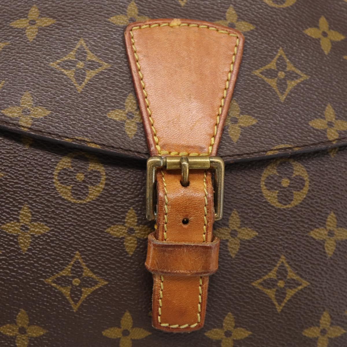 LOUIS VUITTON Monogram Jeune Fille GM Shoulder Bag M51225 LV Auth bs37889