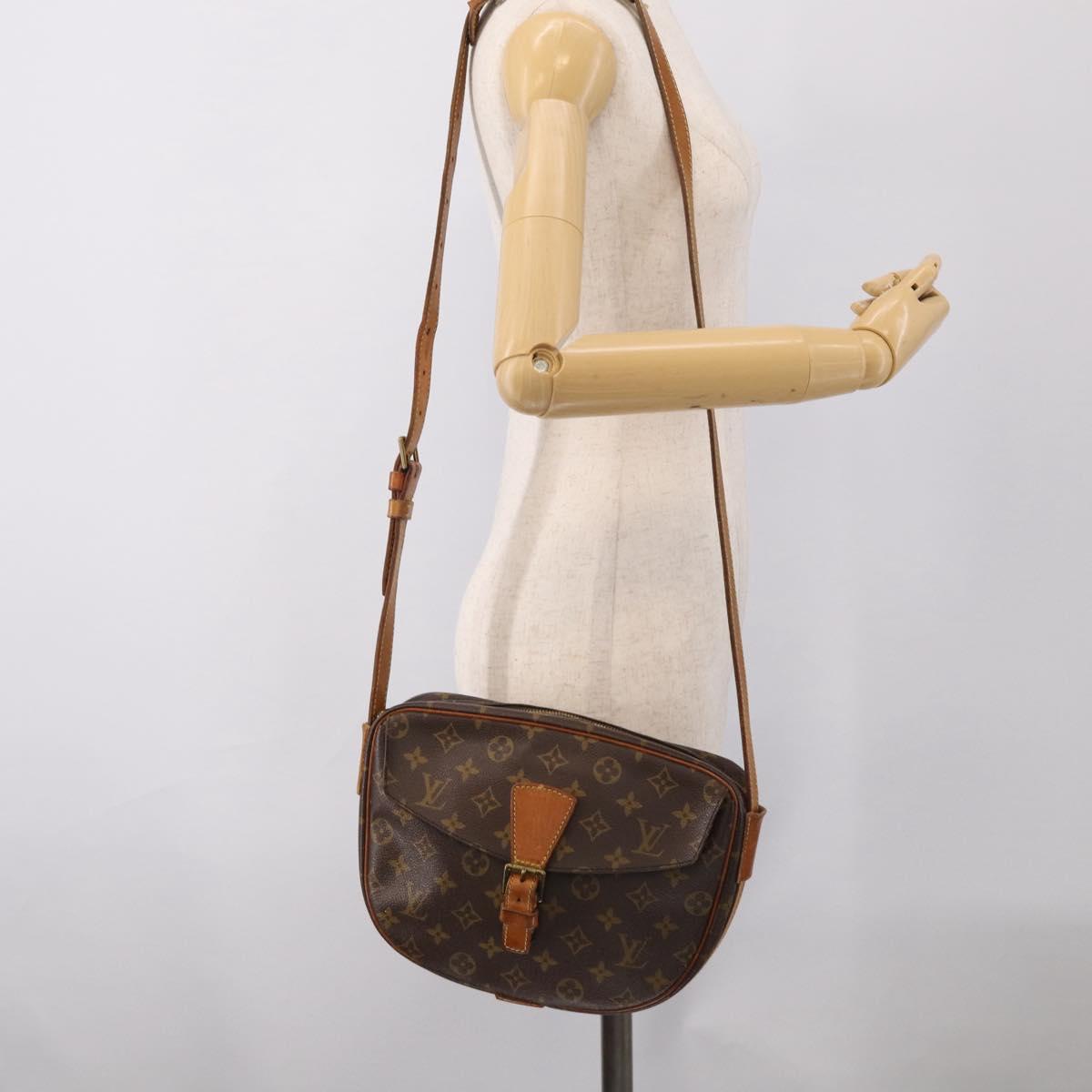 LOUIS VUITTON Monogram Jeune Fille GM Shoulder Bag M51225 LV Auth bs37889