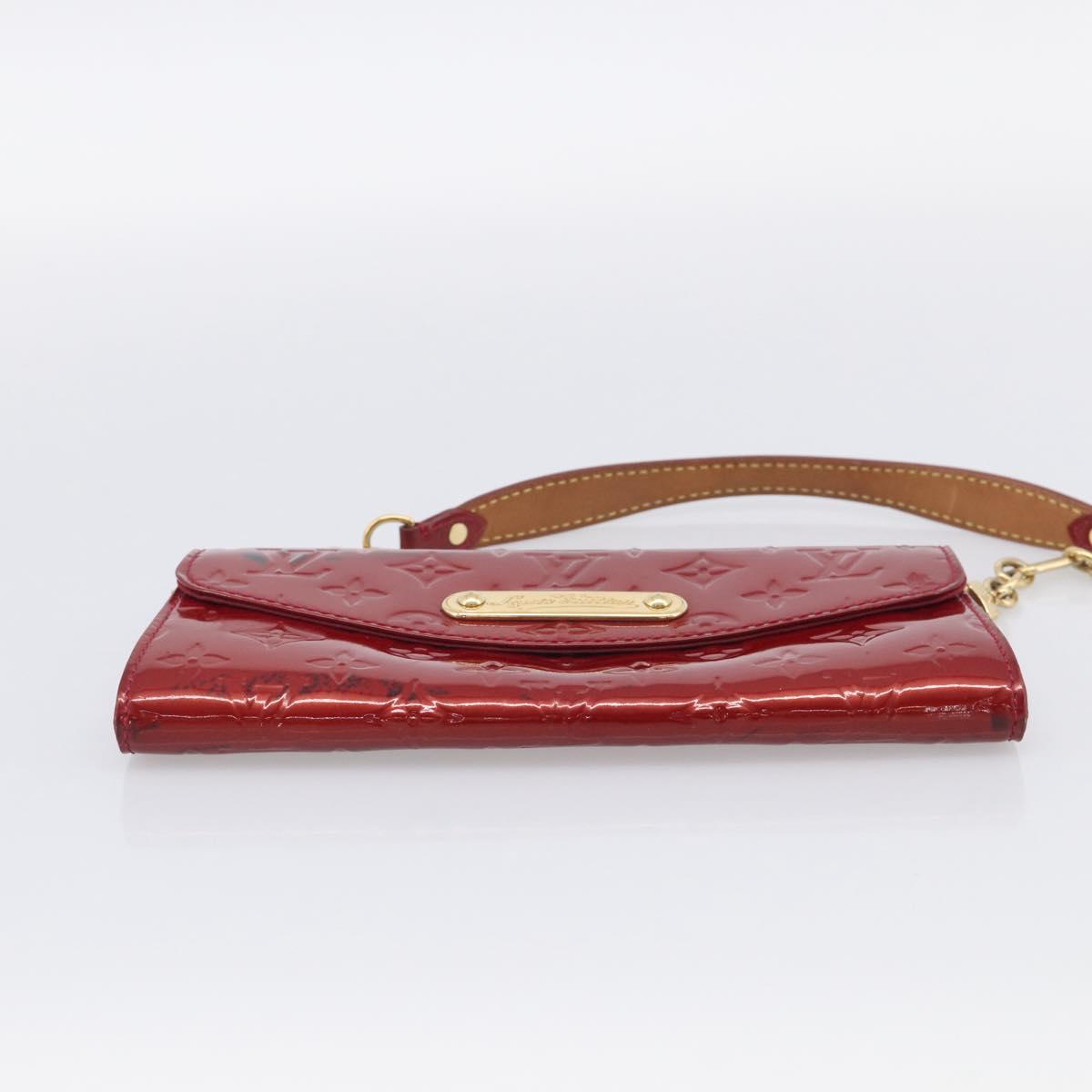 LOUIS VUITTON Monogram Vernis Sunset Bluebird Pomme D'amour M93543 Auth bs37953