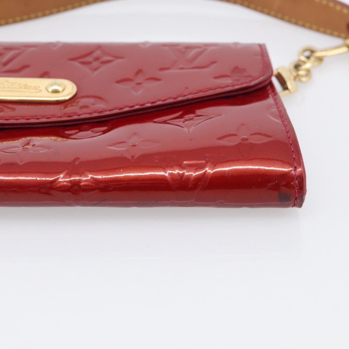 LOUIS VUITTON Monogram Vernis Sunset Bluebird Pomme D'amour M93543 Auth bs37953