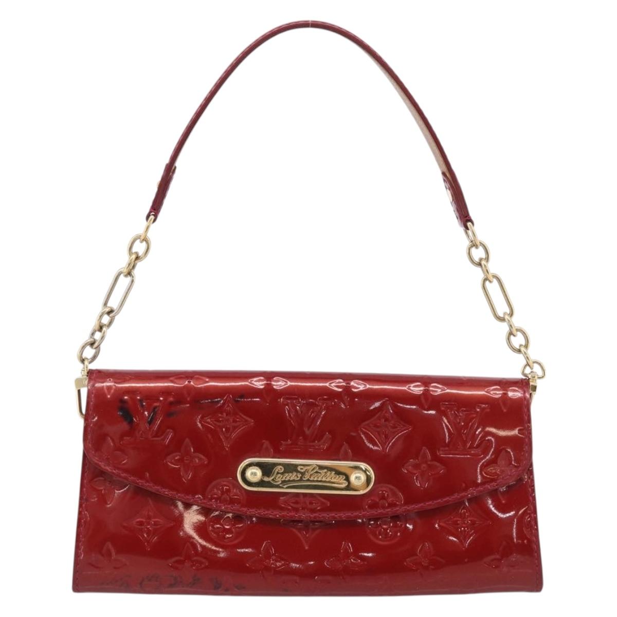 LOUIS VUITTON Monogram Vernis Sunset Bluebird Pomme D'amour M93543 Auth bs37953