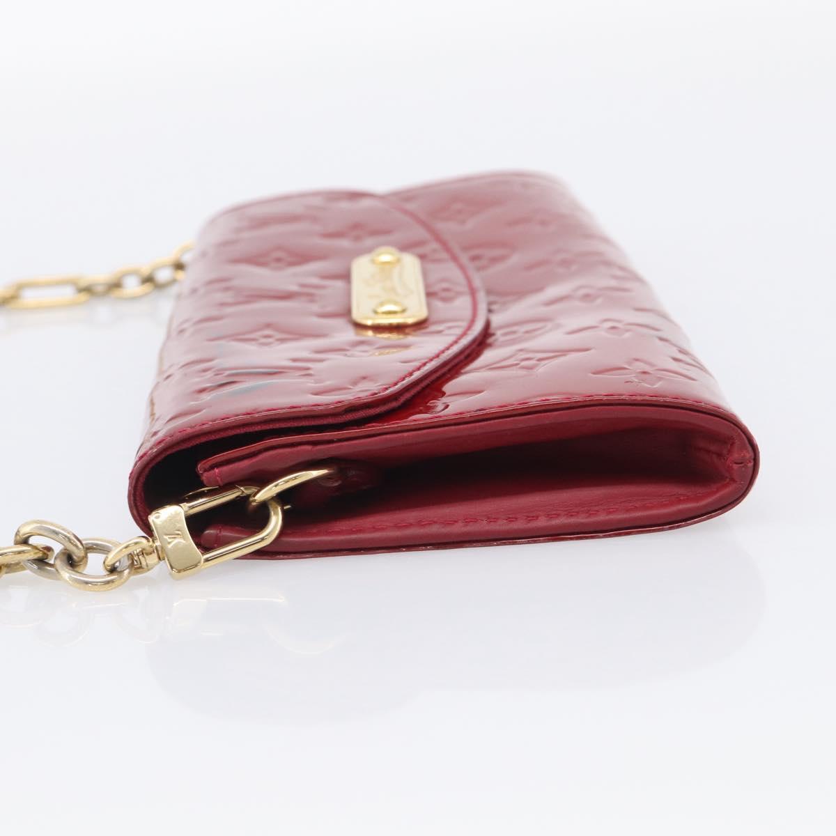 LOUIS VUITTON Monogram Vernis Sunset Bluebird Pomme D'amour M93543 Auth bs37953