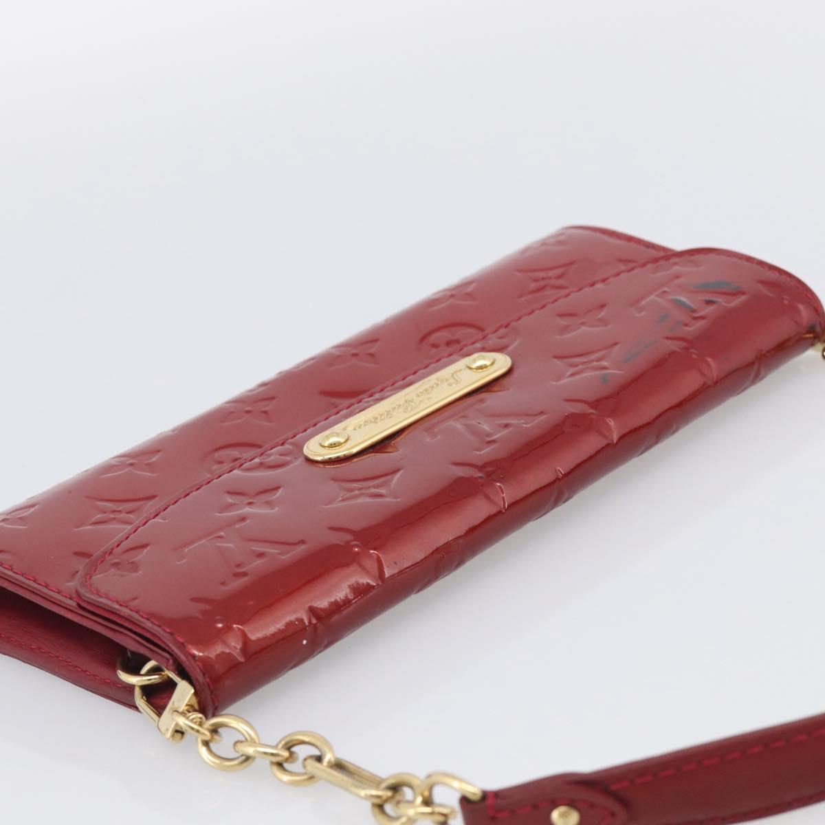 LOUIS VUITTON Monogram Vernis Sunset Bluebird Pomme D'amour M93543 Auth bs37953