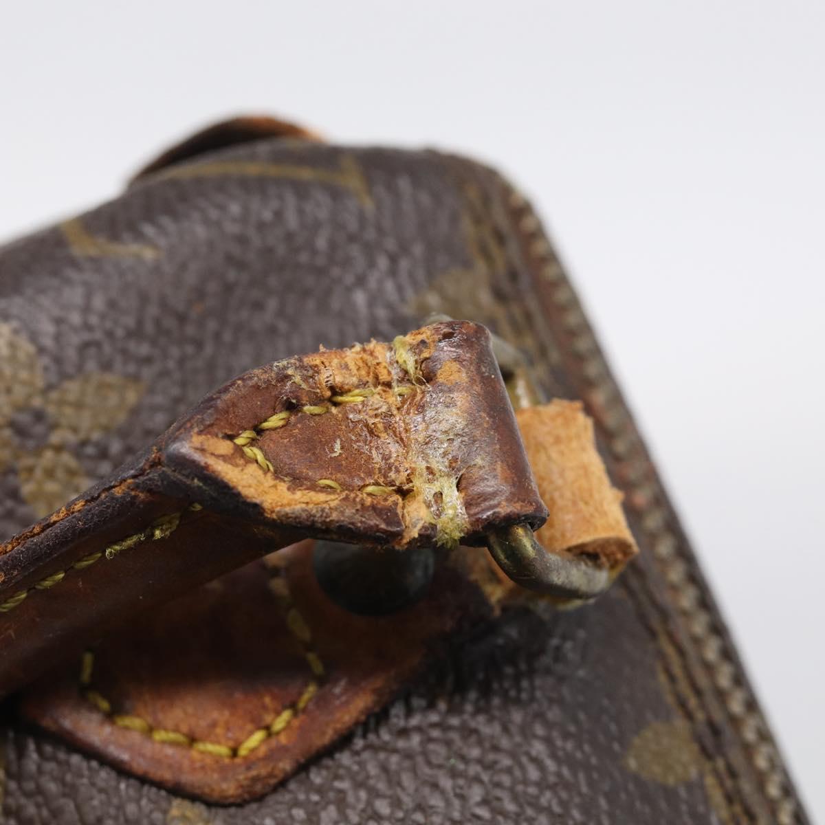 LOUIS VUITTON Monogram Mini Speedy Hand Bag M41534 LV Auth bs37959