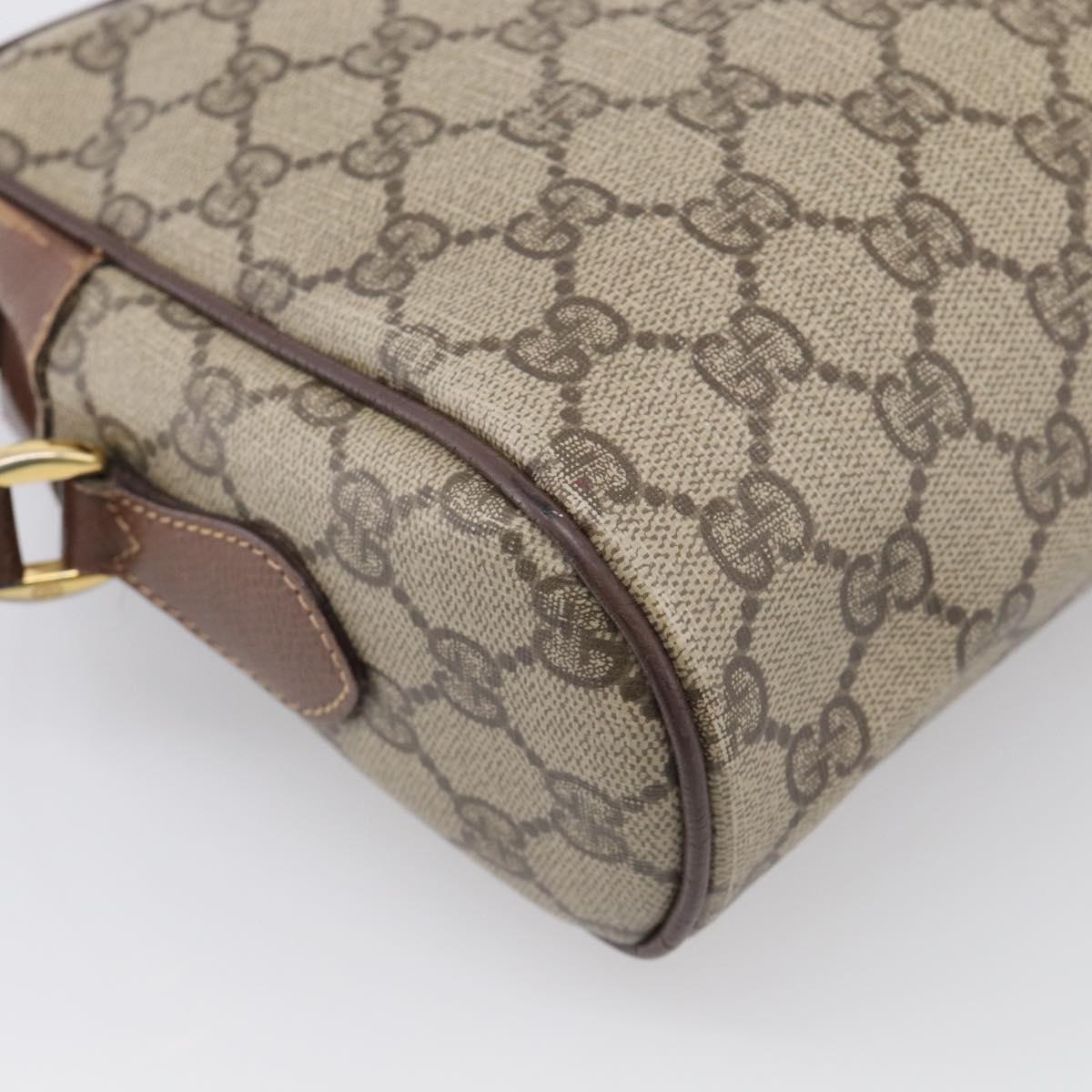 GUCCI GG Supreme Web Sherry Line Shoulder Bag PVC 001 113 6472 Auth bs37964