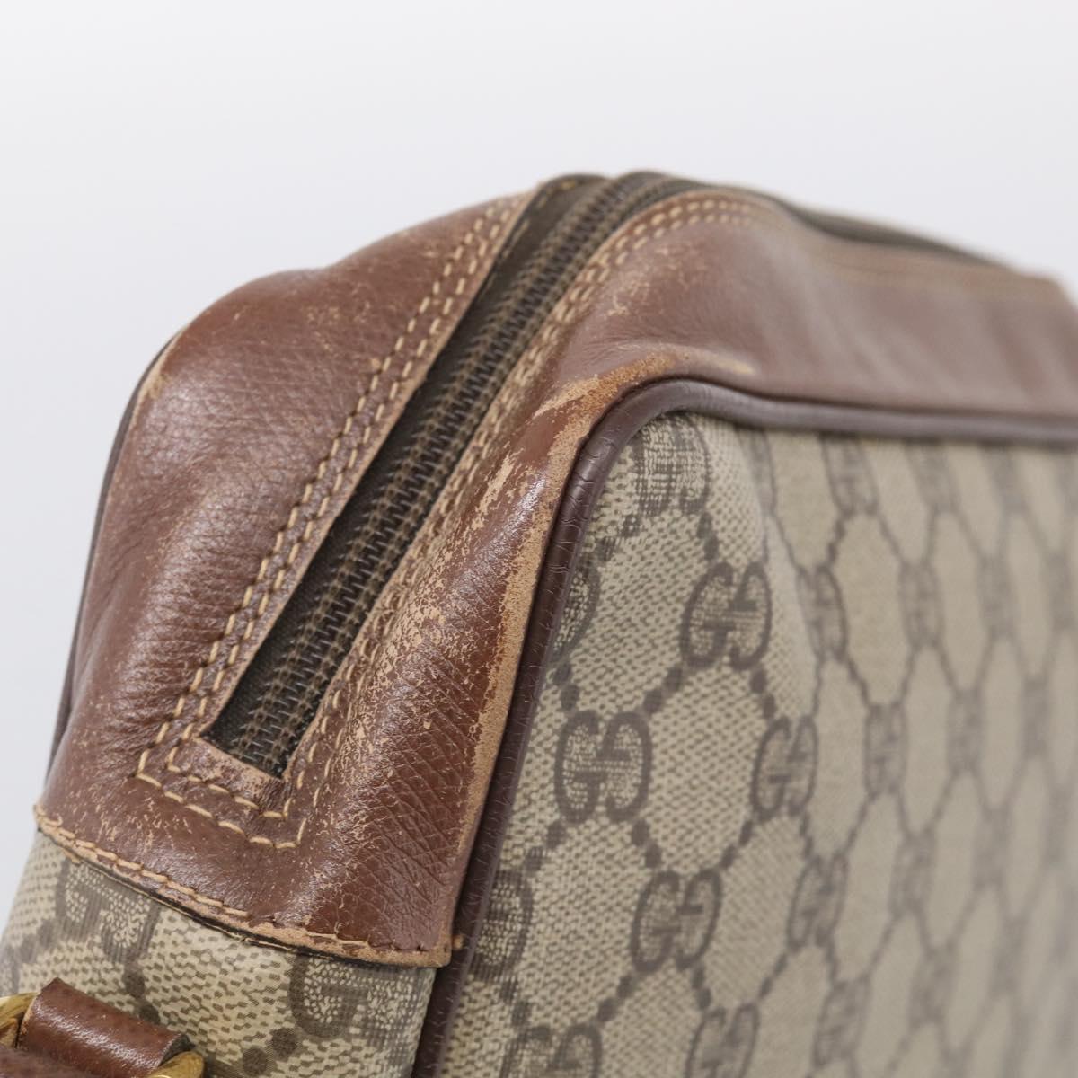 GUCCI GG Supreme Web Sherry Line Shoulder Bag PVC 001 113 6472 Auth bs37964
