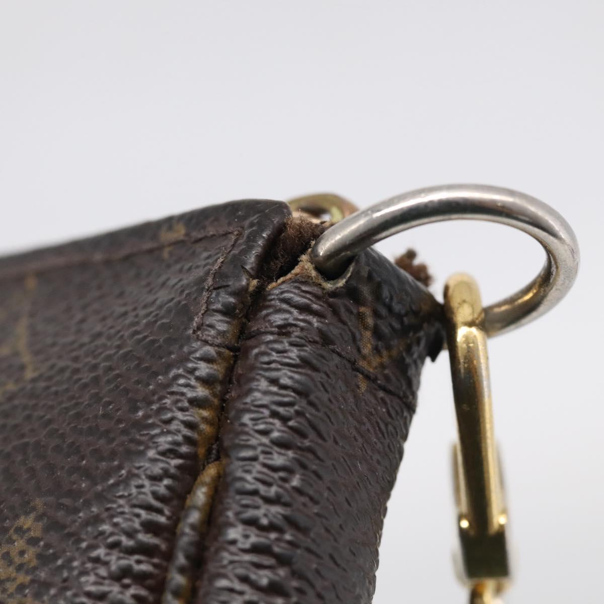 LOUIS VUITTON Monogram Mini Pochette Accessoires Pouch M58009 LV Auth bs37981