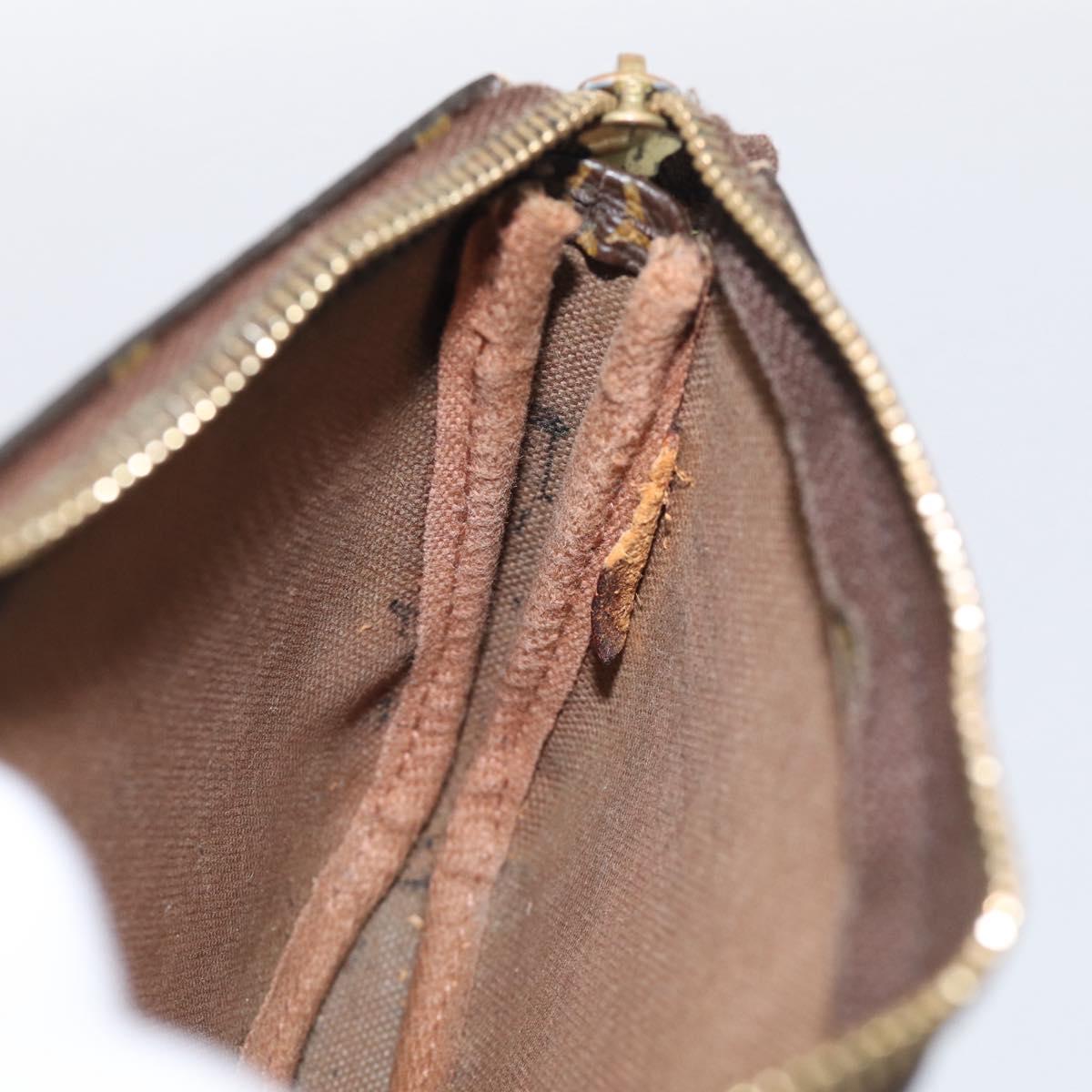 LOUIS VUITTON Monogram Mini Pochette Accessoires Pouch M58009 LV Auth bs37981