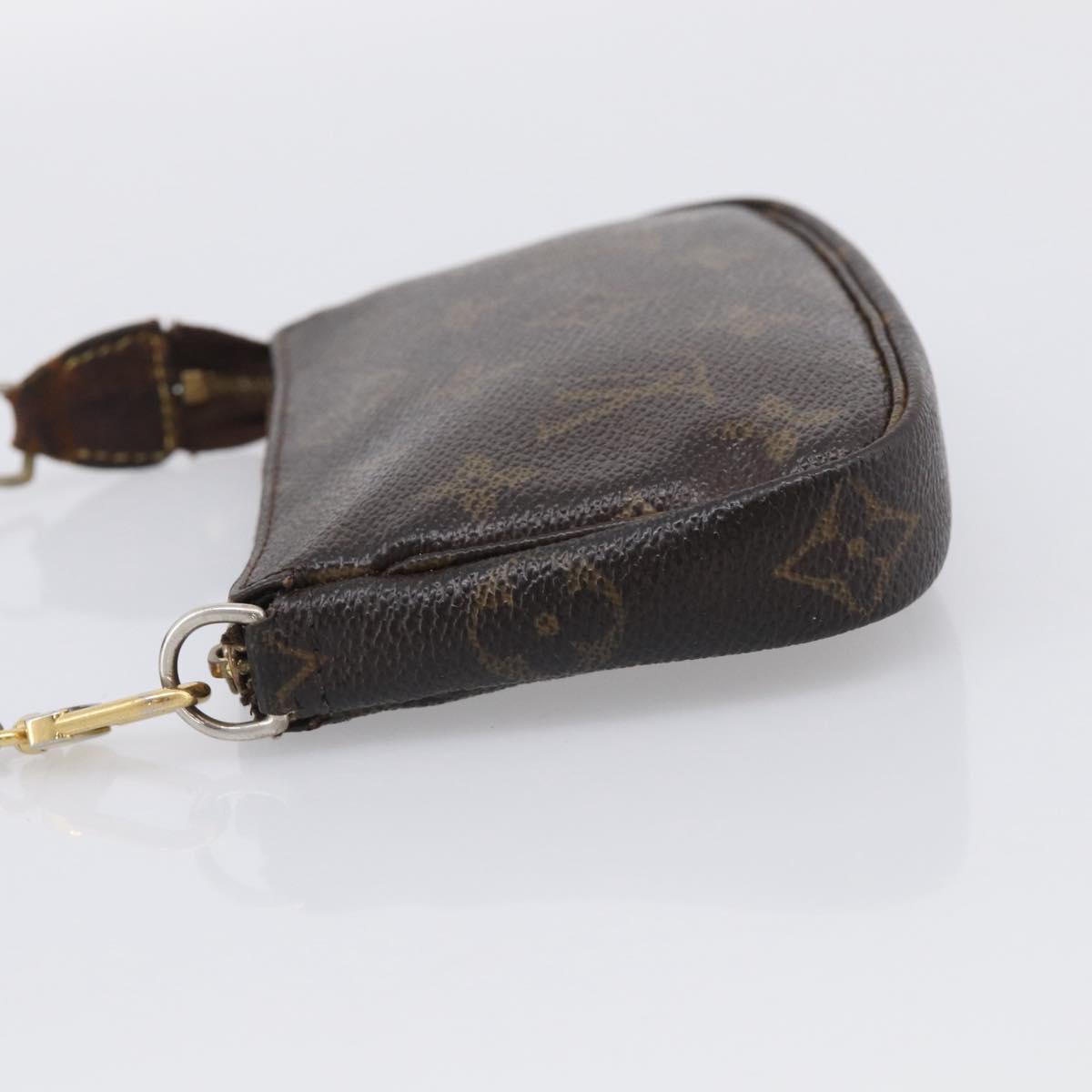 LOUIS VUITTON Monogram Mini Pochette Accessoires Pouch M58009 LV Auth bs37981