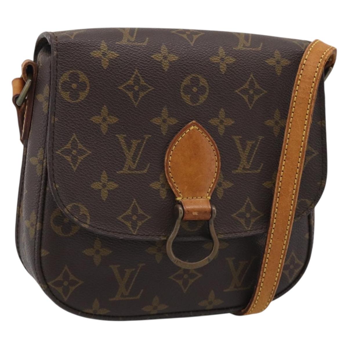 LOUIS VUITTON Monogram Saint Cloud MM Shoulder Bag M51243 LV Auth bs37996