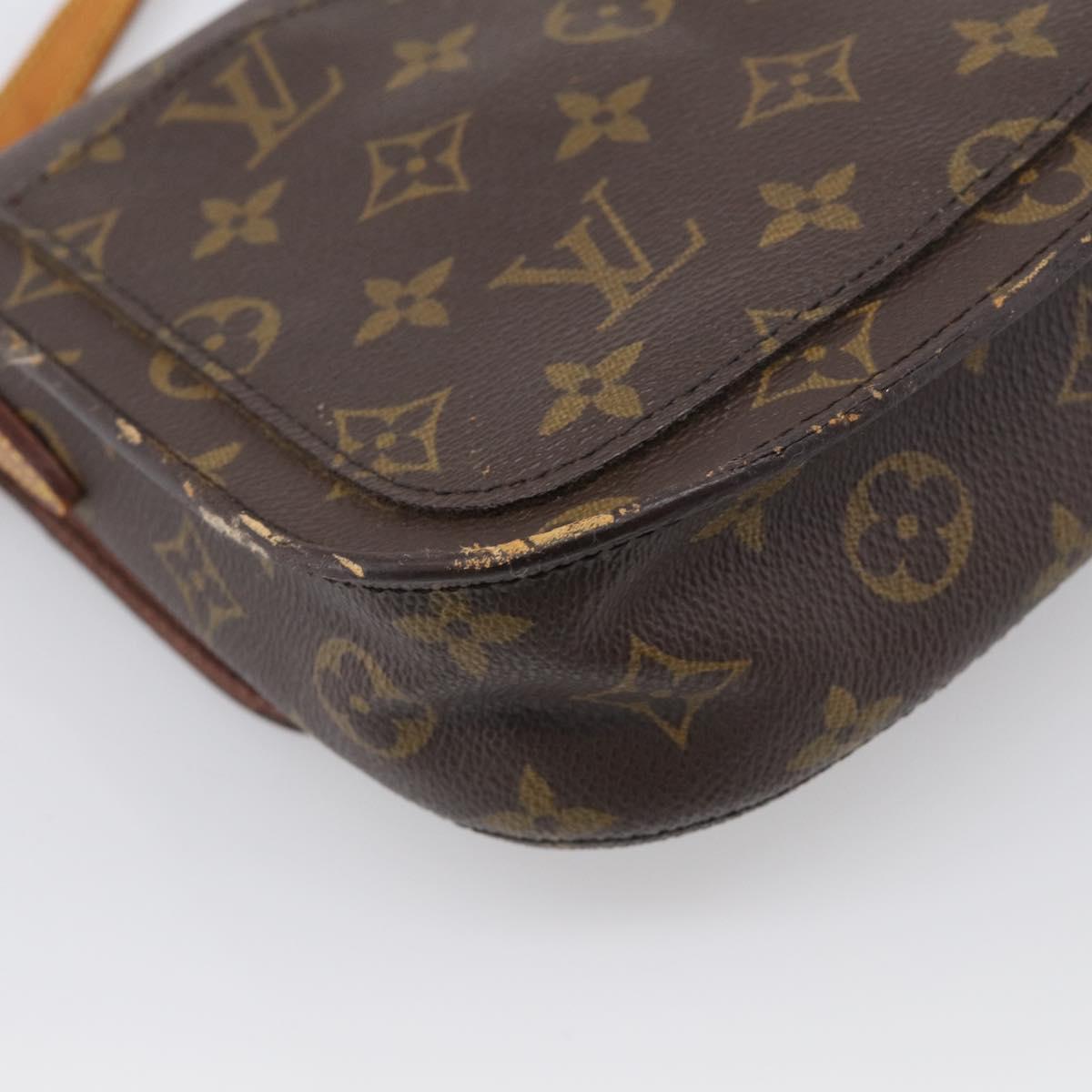 LOUIS VUITTON Monogram Saint Cloud MM Shoulder Bag M51243 LV Auth bs37996