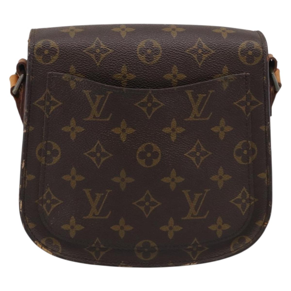 LOUIS VUITTON Monogram Saint Cloud MM Shoulder Bag M51243 LV Auth bs37996