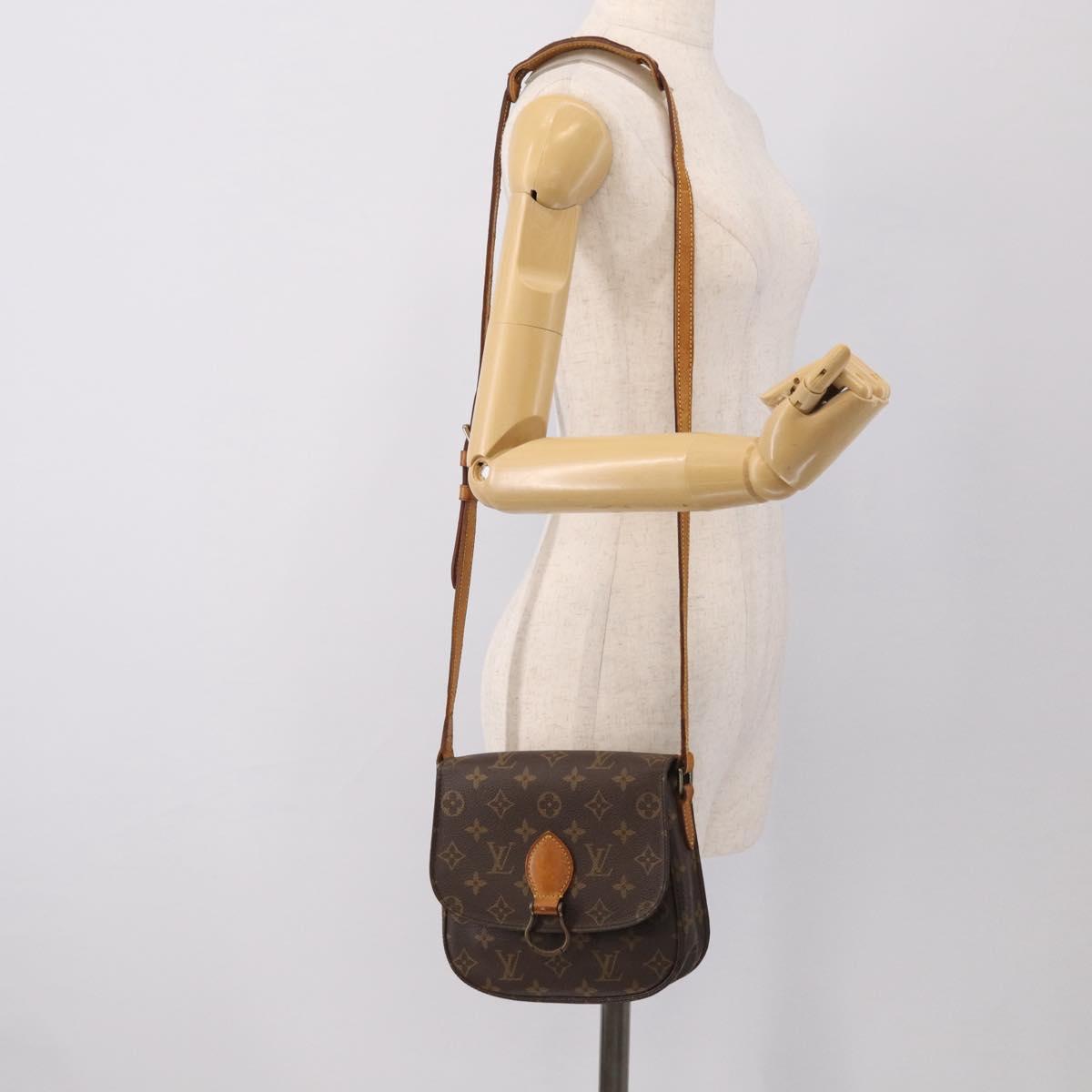 LOUIS VUITTON Monogram Saint Cloud MM Shoulder Bag M51243 LV Auth bs37996