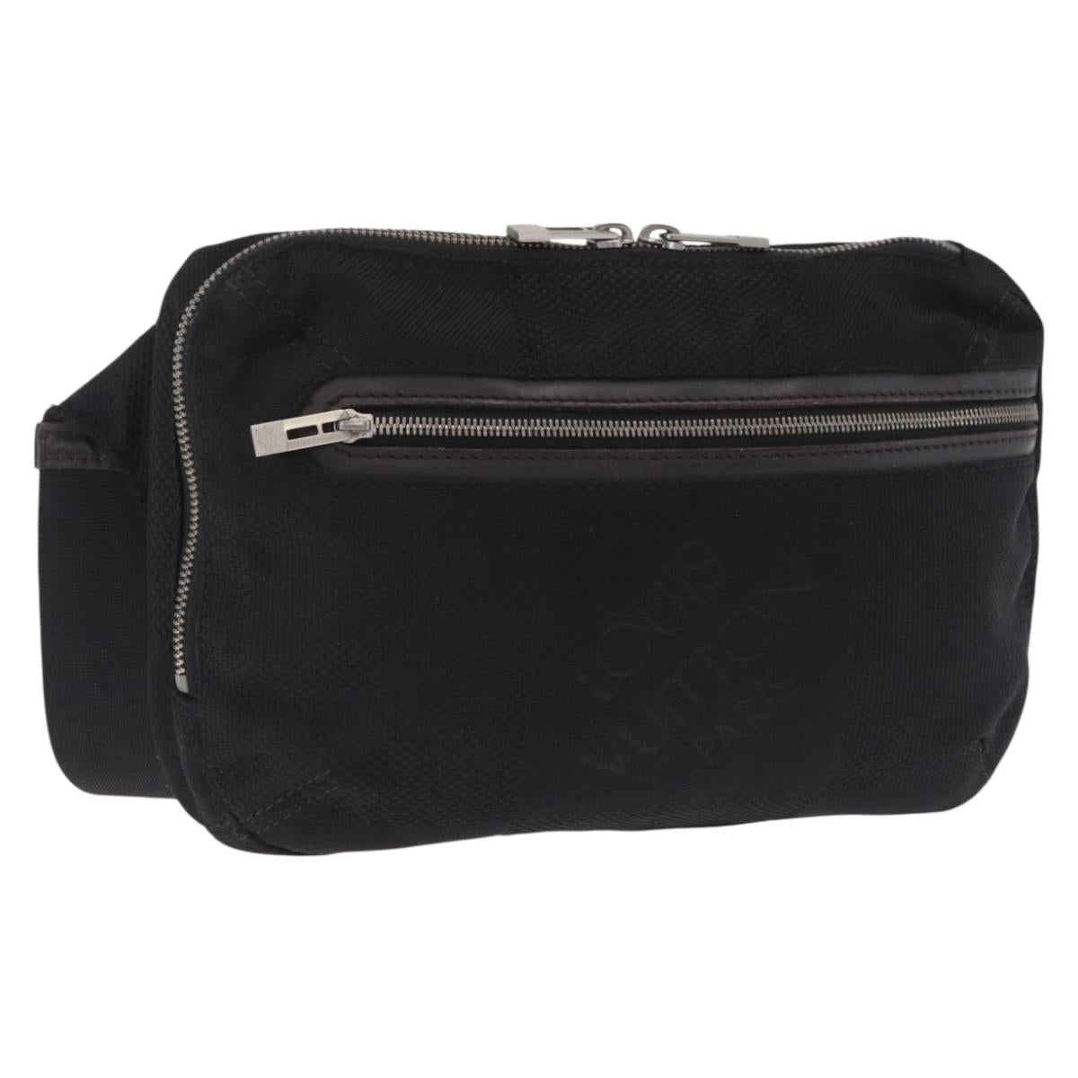 LOUIS VUITTON Damier Geant Arche Body Bag Noir M93021 LV Auth bs37998