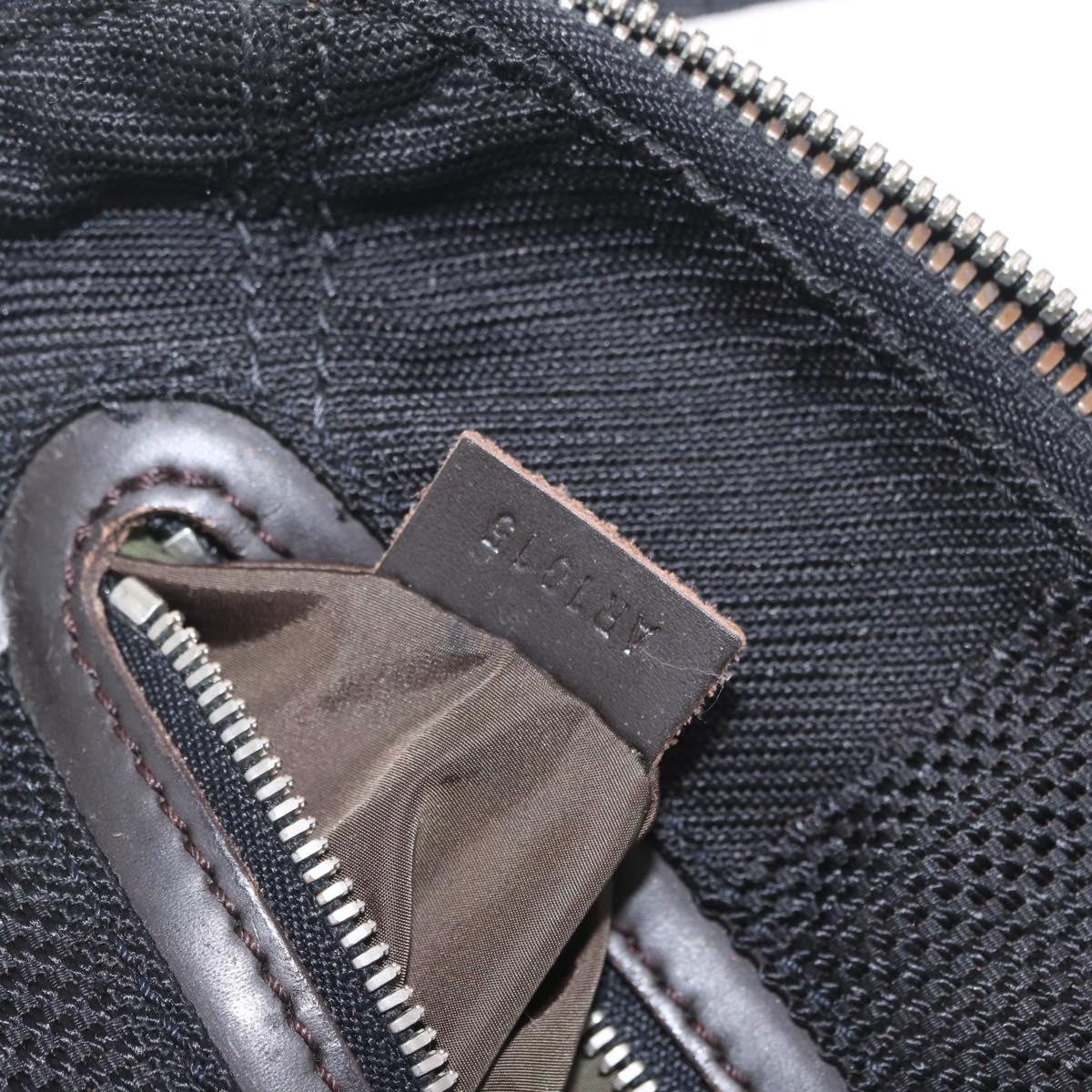 LOUIS VUITTON Damier Geant Arche Body Bag Noir M93021 LV Auth bs37998