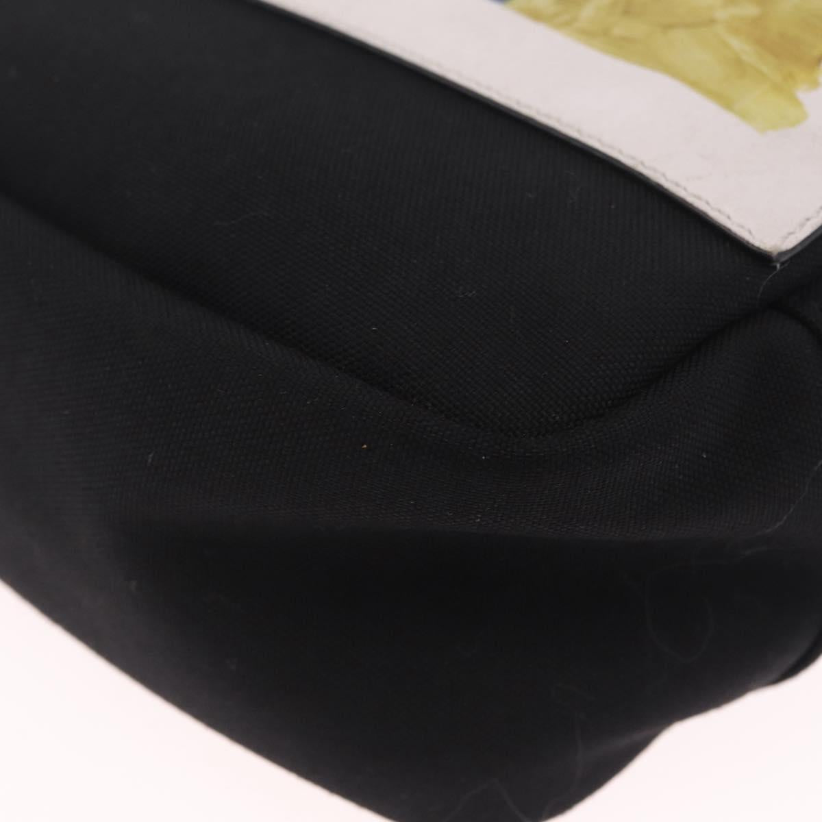 Valentino UNDERCOVER Collaboration Shoulder Bag Canvas Black Auth bs38000A