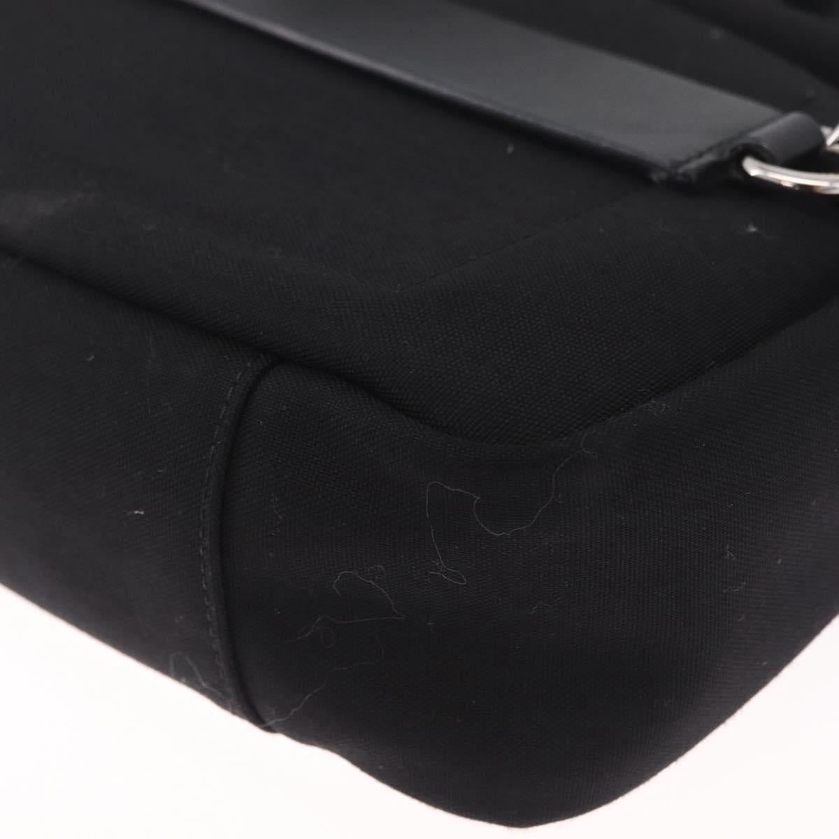 Valentino UNDERCOVER Collaboration Shoulder Bag Canvas Black Auth bs38000A