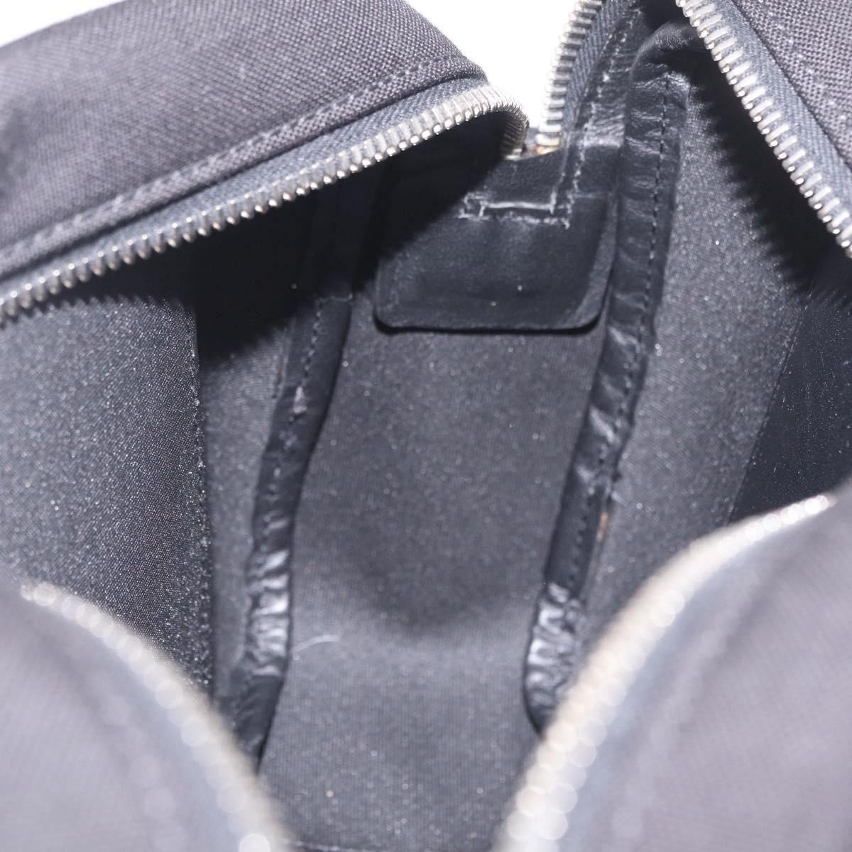 Valentino UNDERCOVER Collaboration Shoulder Bag Canvas Black Auth bs38000A