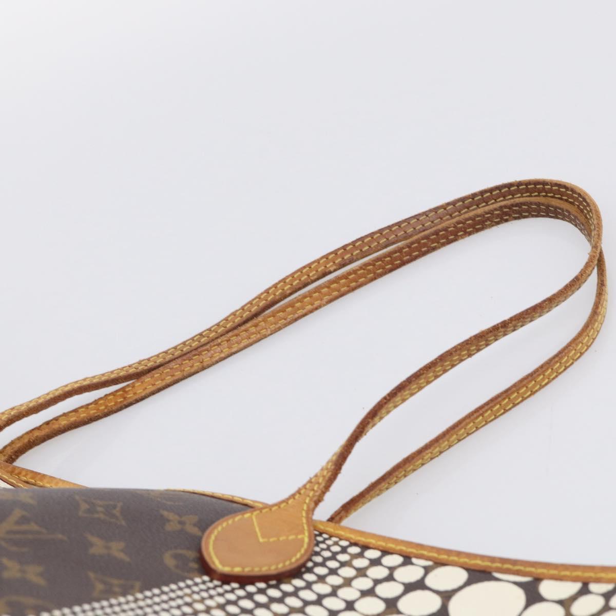 LOUIS VUITTON Dot Infinity Yayoi Kusama Neverfull MM Bag M40684 LV Auth bs38030