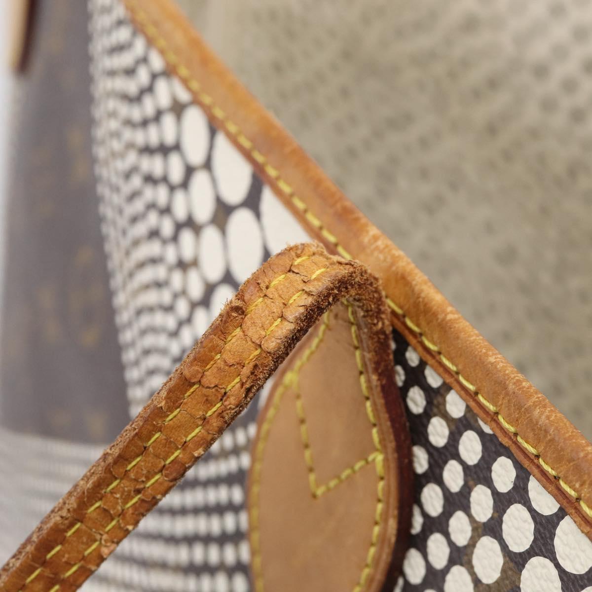 LOUIS VUITTON Dot Infinity Yayoi Kusama Neverfull MM Bag M40684 LV Auth bs38030