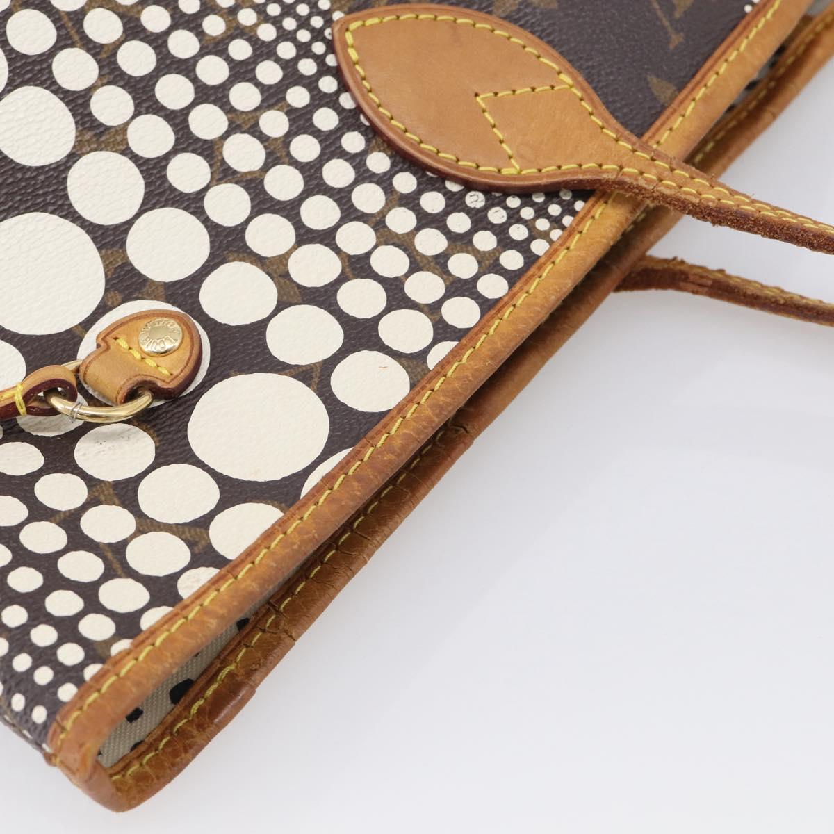 LOUIS VUITTON Dot Infinity Yayoi Kusama Neverfull MM Bag M40684 LV Auth bs38030