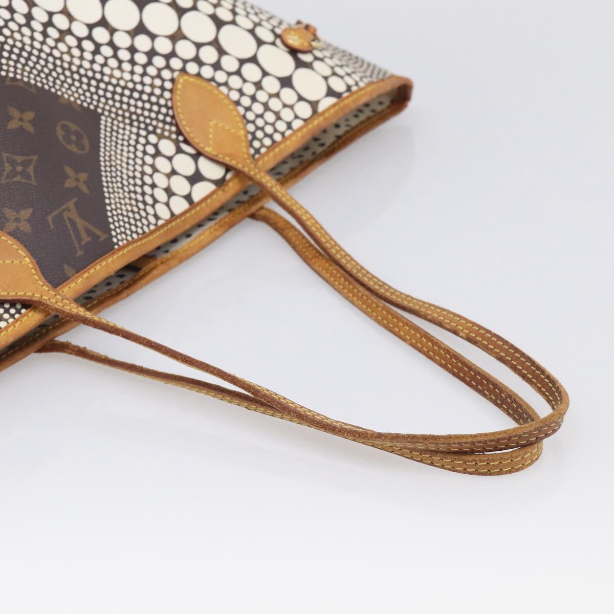 LOUIS VUITTON Dot Infinity Yayoi Kusama Neverfull MM Bag M40684 LV Auth bs38030