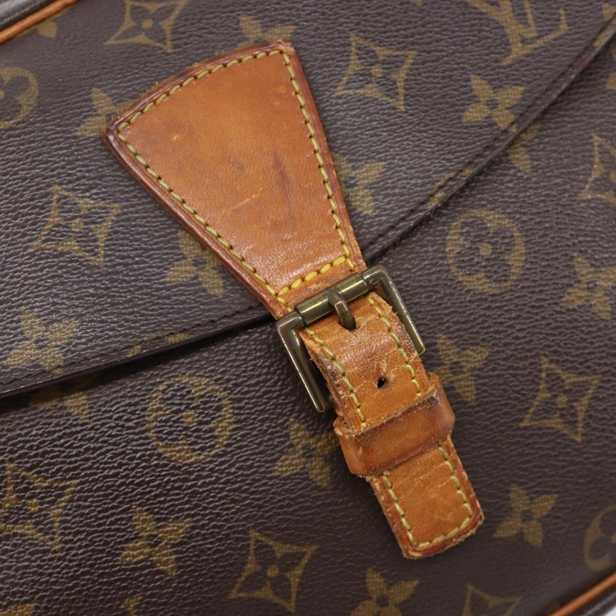 LOUIS VUITTON Monogram Jeune Fille GM Shoulder Bag M51225 LV Auth bs38033