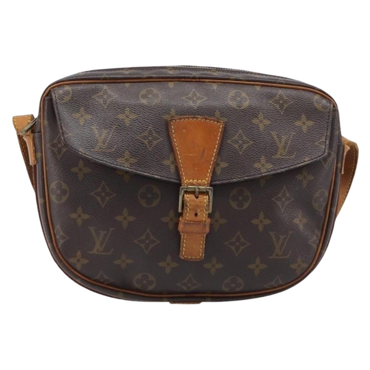 LOUIS VUITTON Monogram Jeune Fille GM Shoulder Bag M51225 LV Auth bs38033