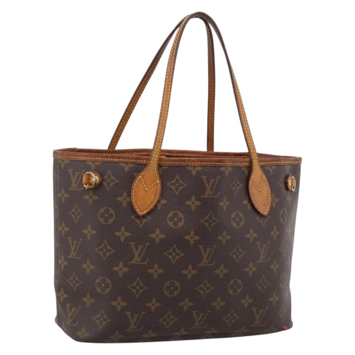 LOUIS VUITTON Monogram Neverfull PM Tote Bag M40155 LV Auth bs38054
