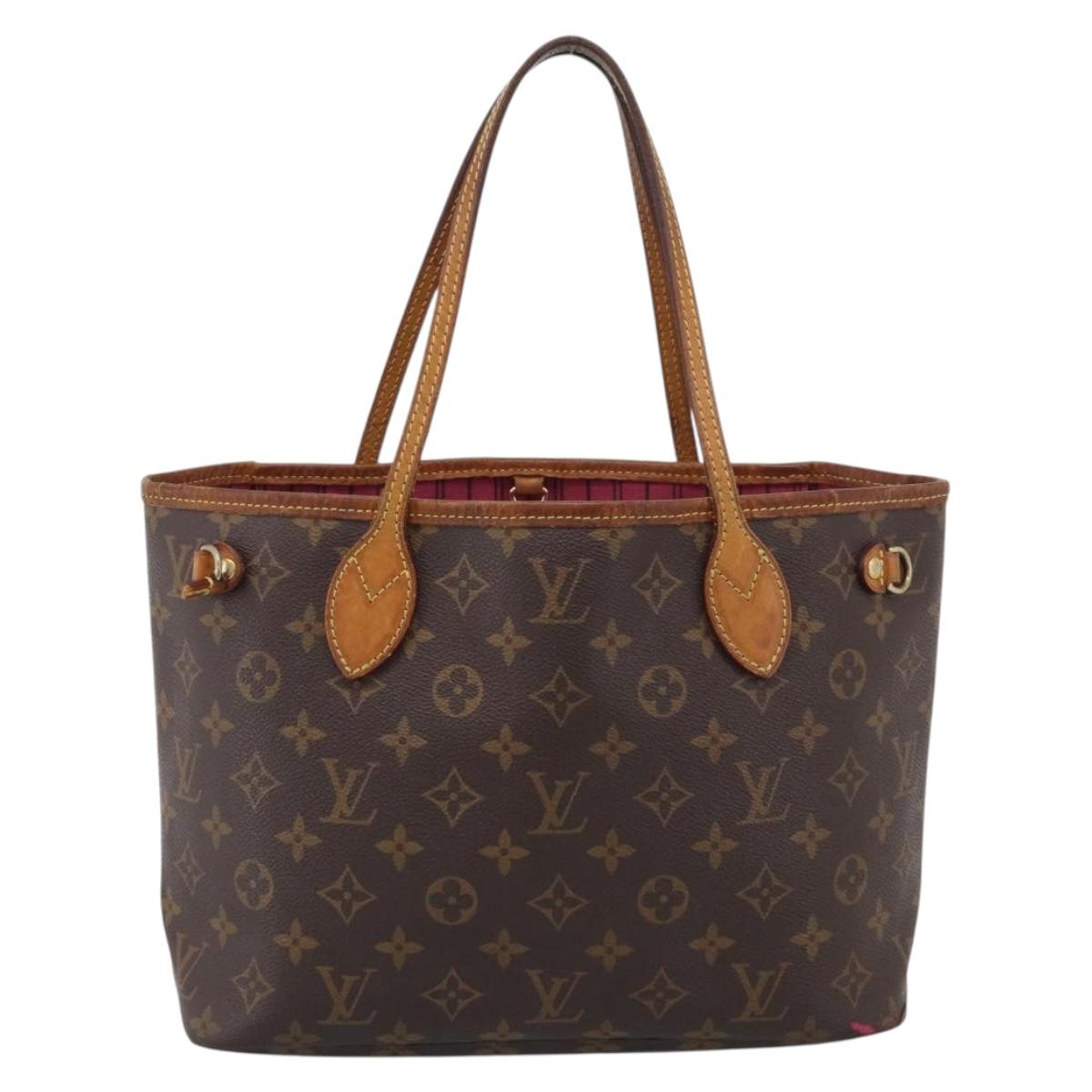 LOUIS VUITTON Monogram Neverfull PM Tote Bag M40155 LV Auth bs38054