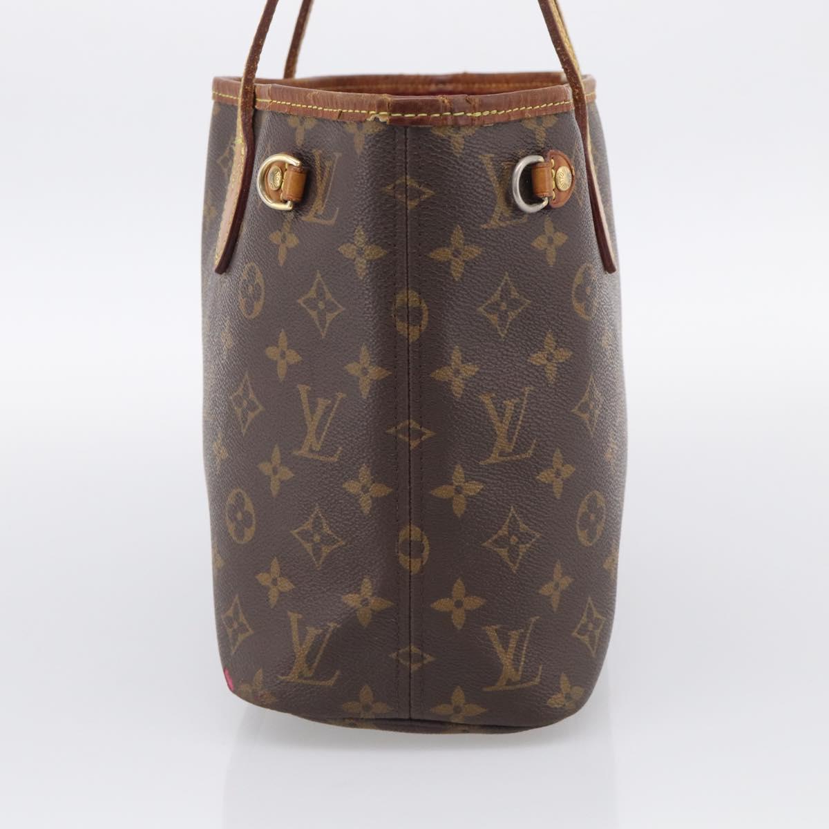LOUIS VUITTON Monogram Neverfull PM Tote Bag M40155 LV Auth bs38054