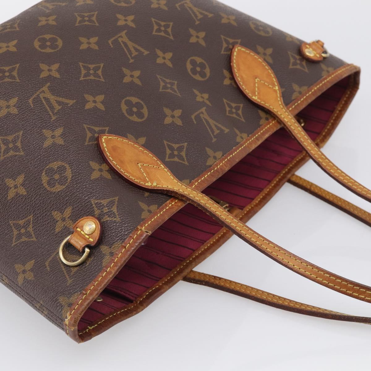 LOUIS VUITTON Monogram Neverfull PM Tote Bag M40155 LV Auth bs38054