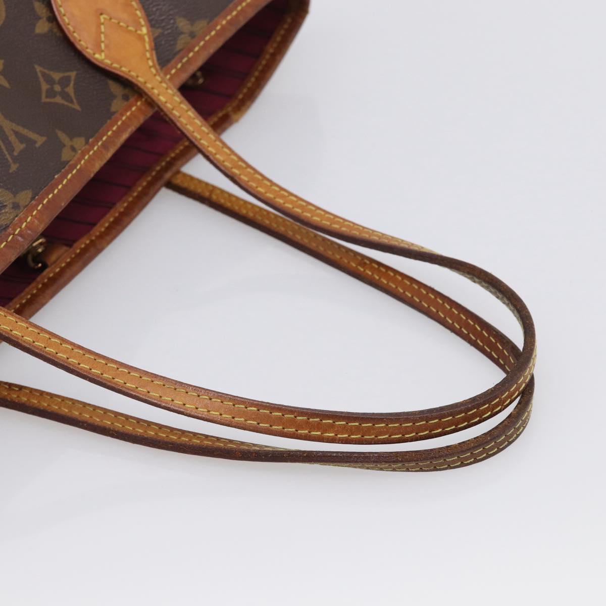 LOUIS VUITTON Monogram Neverfull PM Tote Bag M40155 LV Auth bs38054