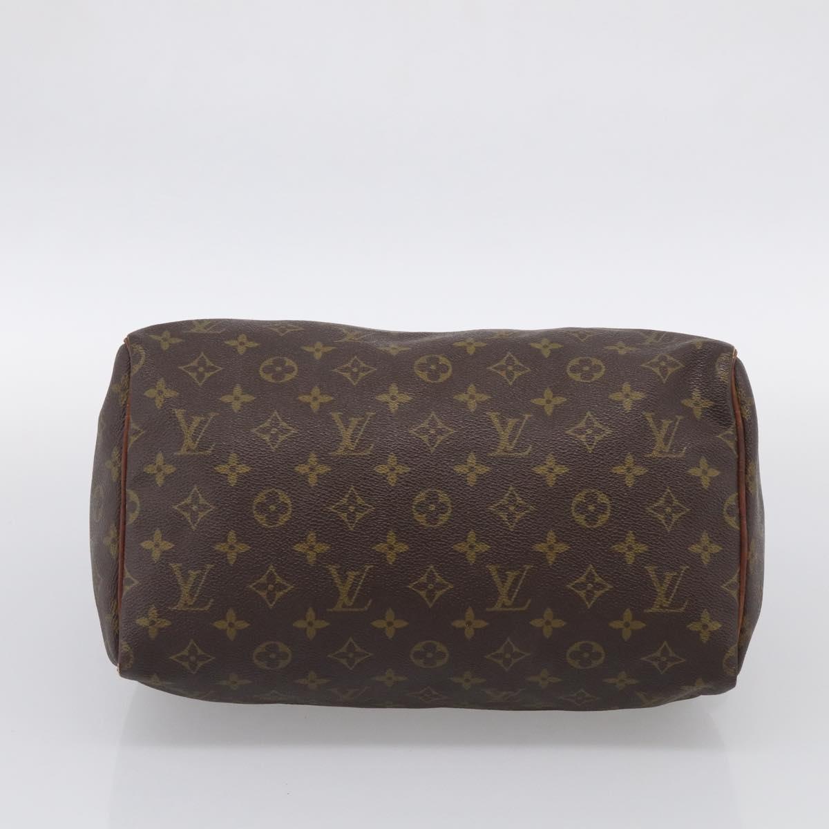 LOUIS VUITTON Monogram Speedy 30 Hand Bag M41526 LV Auth bs38055