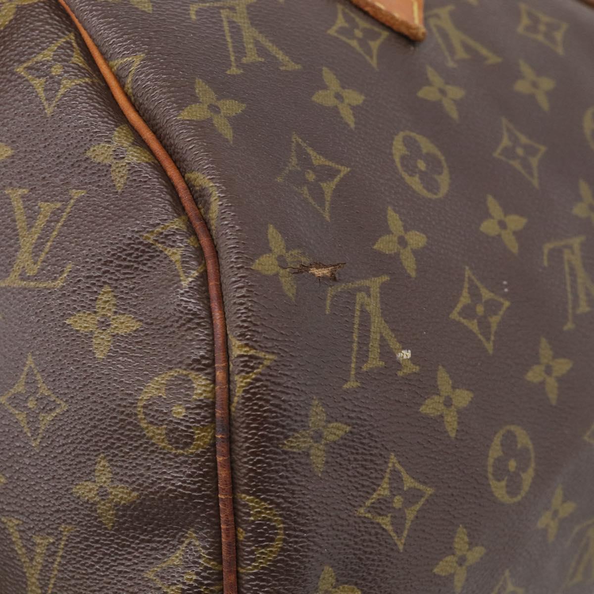 LOUIS VUITTON Monogram Speedy 30 Hand Bag M41526 LV Auth bs38055