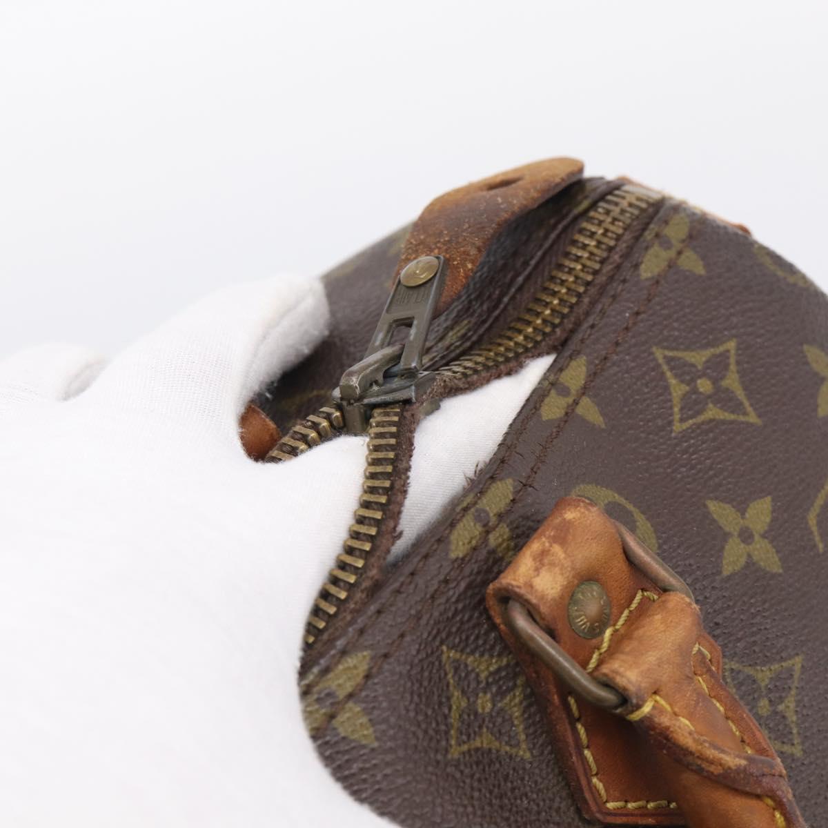 LOUIS VUITTON Monogram Speedy 30 Hand Bag M41526 LV Auth bs38055