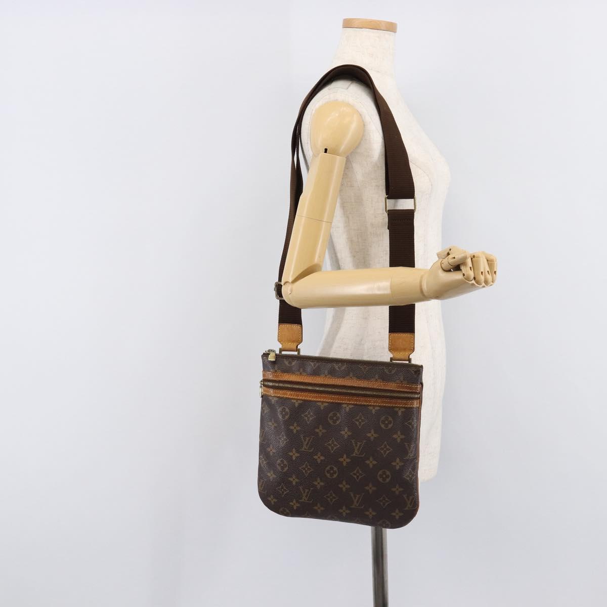 LOUIS VUITTON Monogram Pochette Bosphore Shoulder Bag M40044 LV Auth bs38062