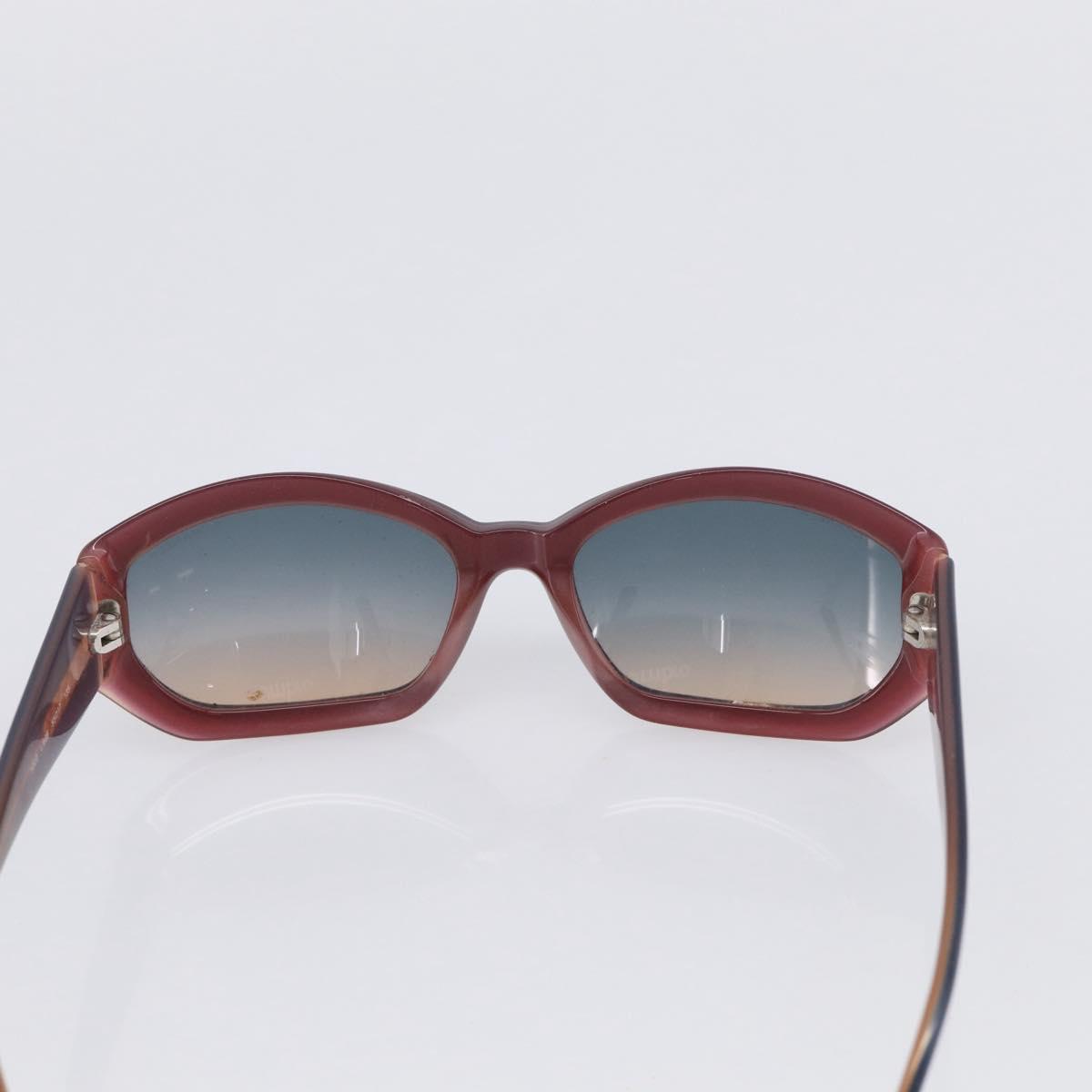 CHANEL Sunglasses Plastic 2 Set Black Blue CC Auth bs38070