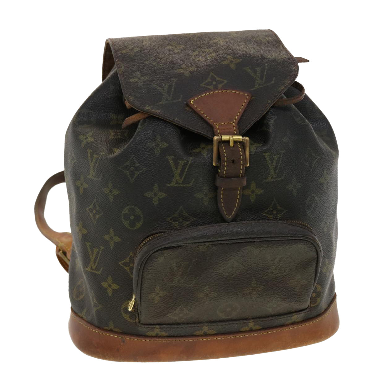 LOUIS VUITTON Monogram Montsouris MM Backpack M51136 LV Auth bs4942