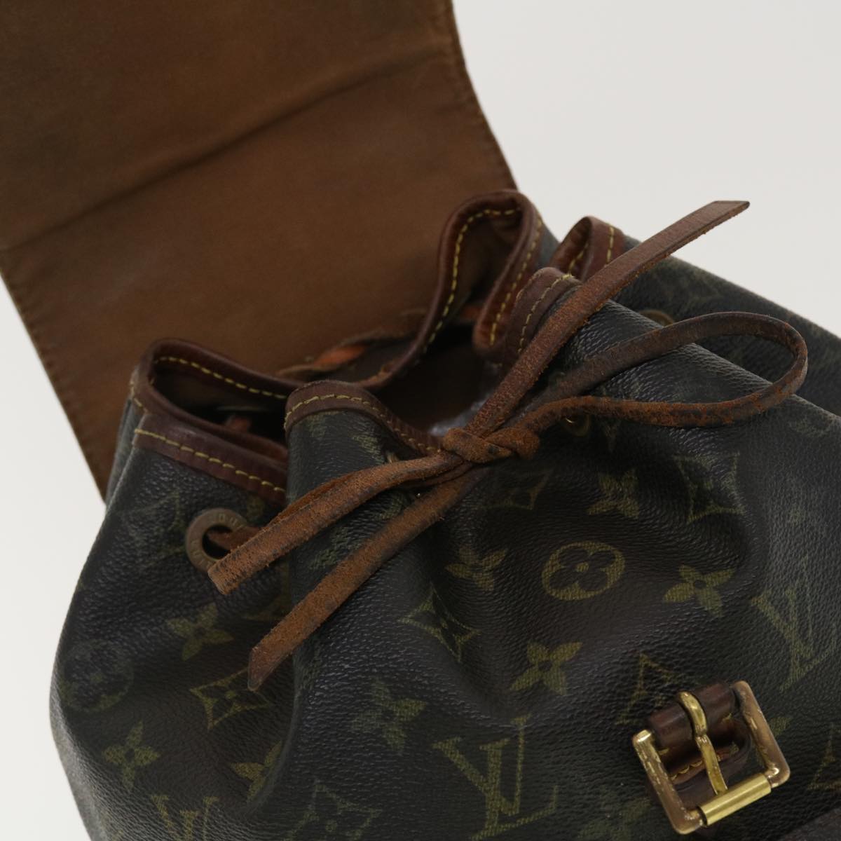 LOUIS VUITTON Monogram Montsouris MM Backpack M51136 LV Auth bs4942