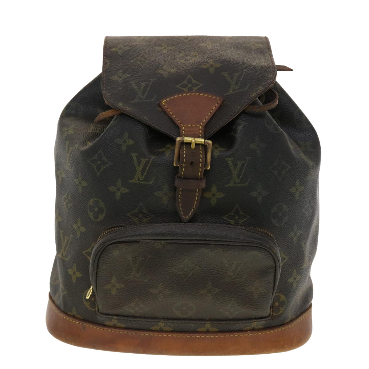 LOUIS VUITTON Monogram Montsouris MM Backpack M51136 LV Auth bs4942