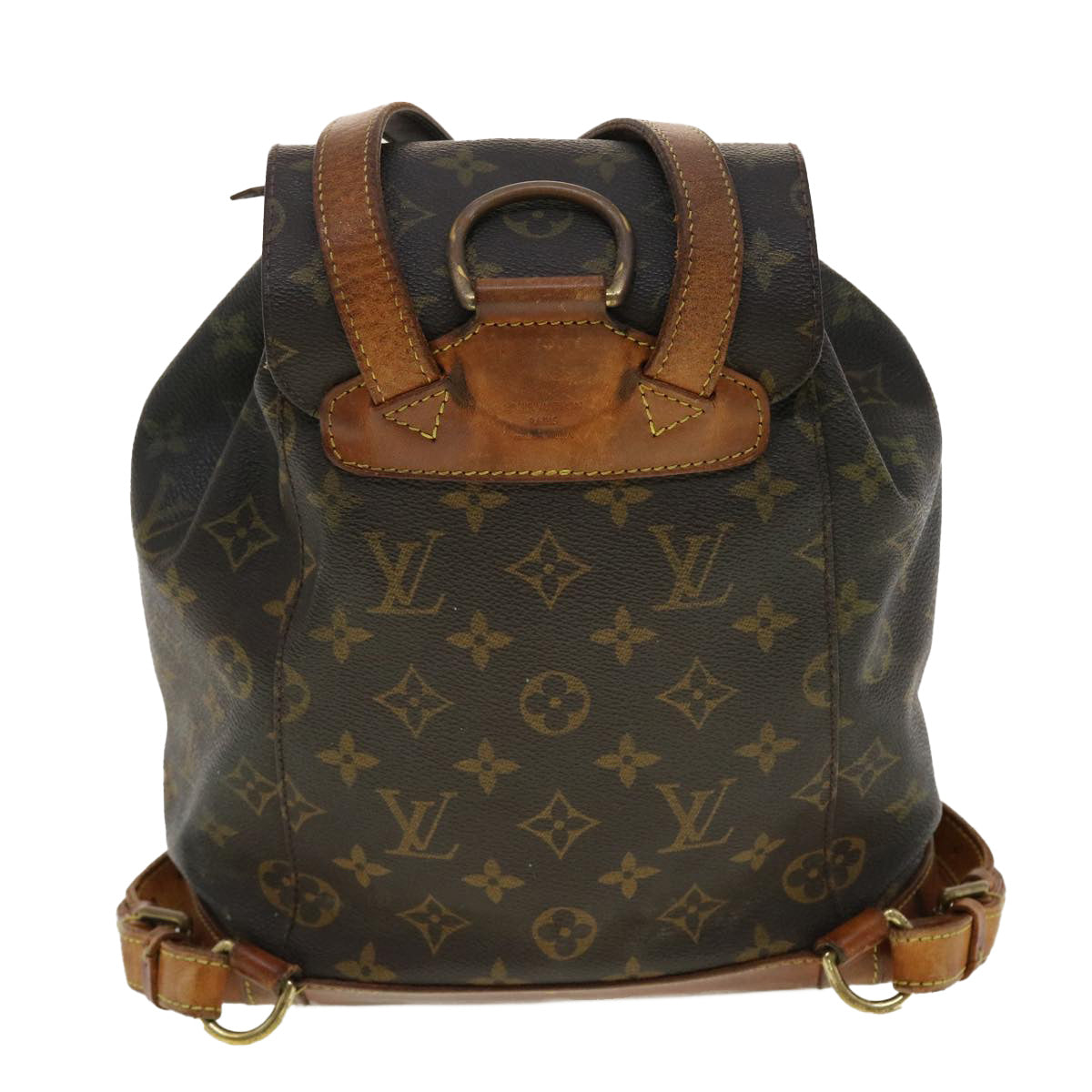 LOUIS VUITTON Monogram Montsouris MM Backpack M51136 LV Auth bs4942