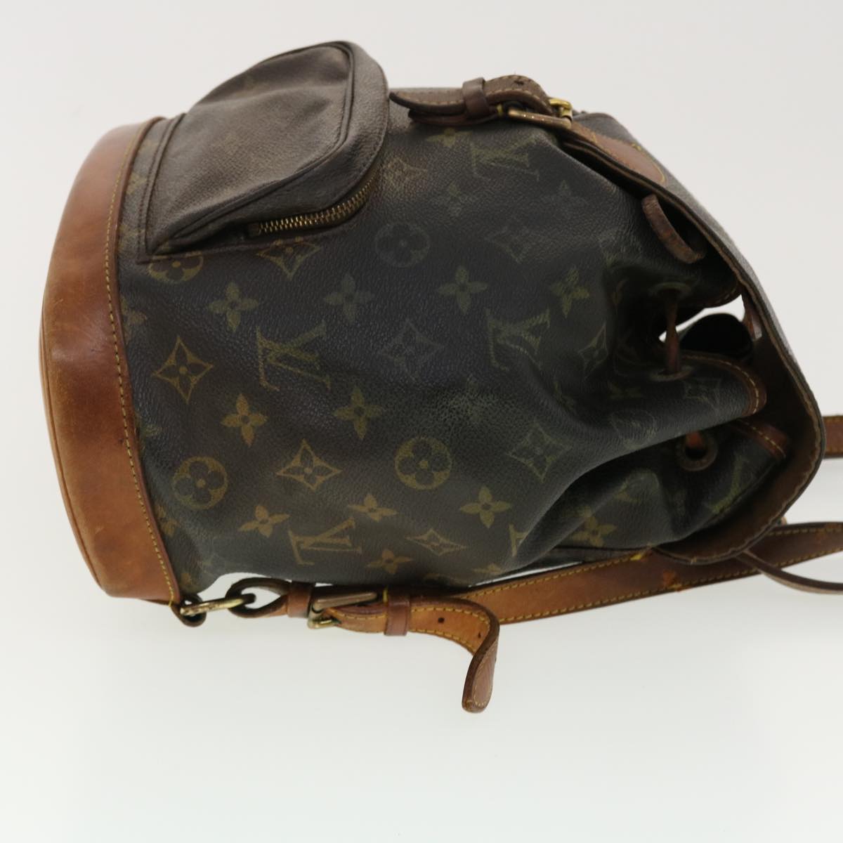 LOUIS VUITTON Monogram Montsouris MM Backpack M51136 LV Auth bs4942