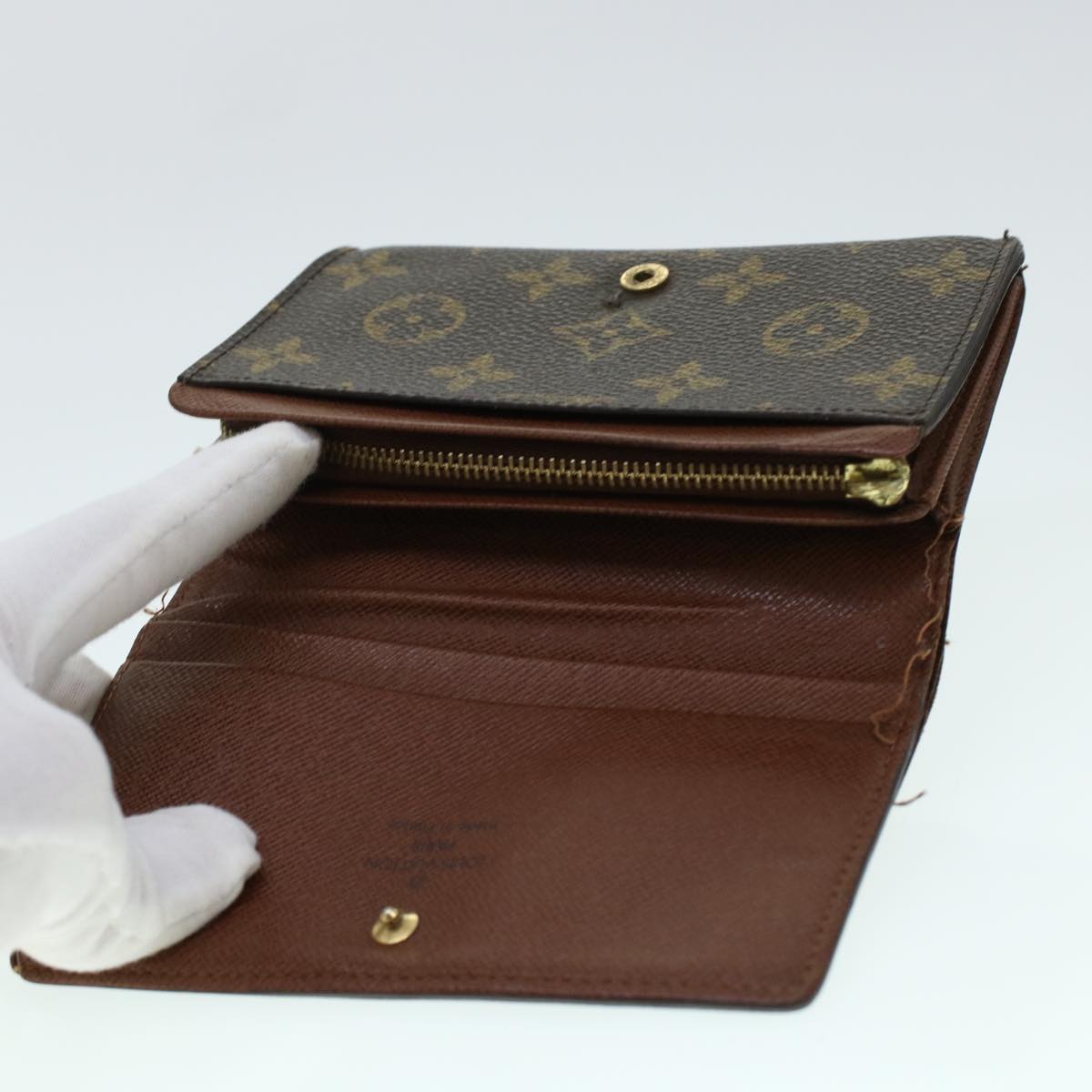 LOUIS VUITTON Monogram Key Case Wallet 4Set LV Auth bs5099